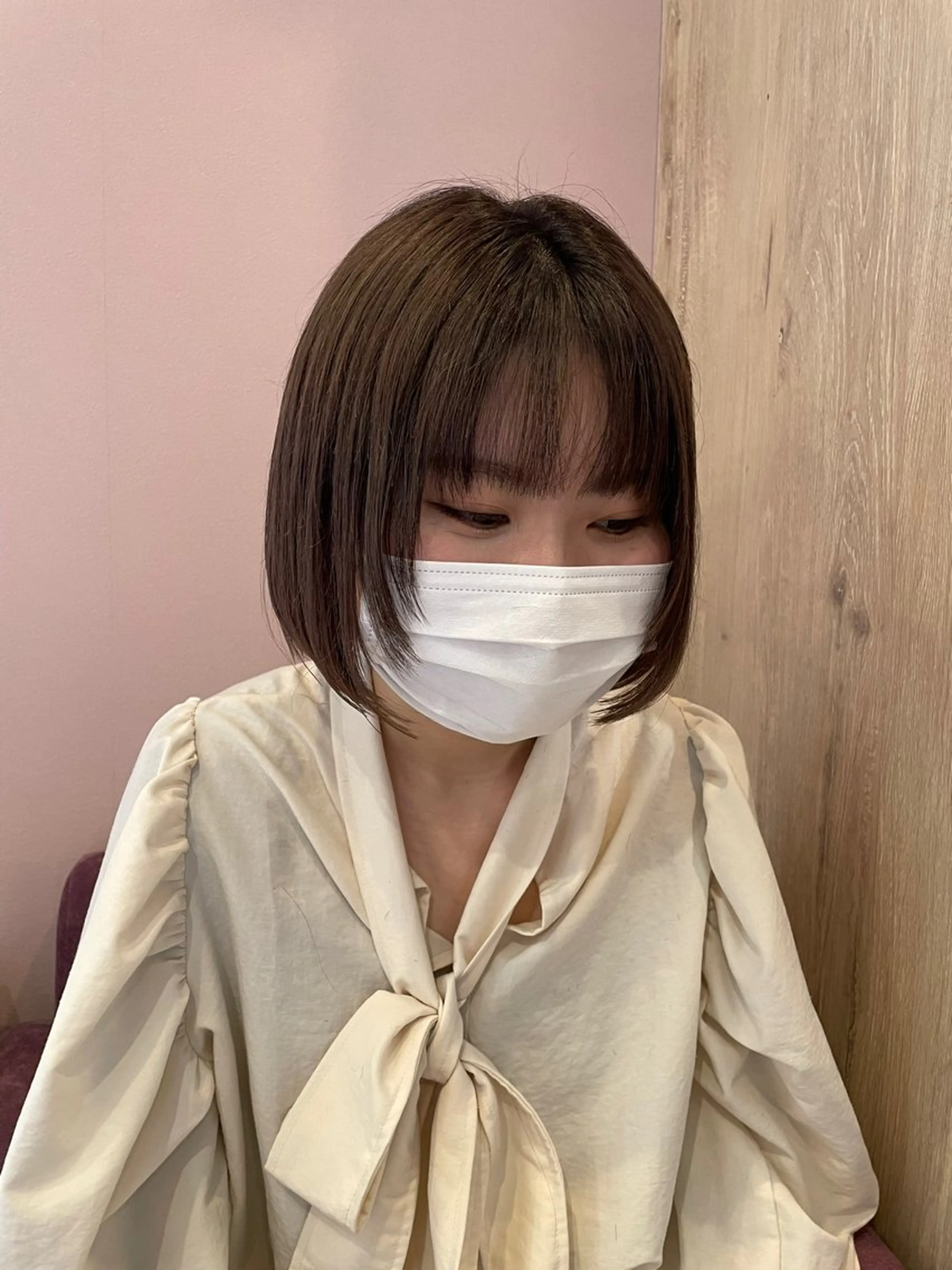 ショート 顔まわりレイヤー 顔周りカット レイヤーカット カット メンズカット/パーマ /カラー🌼華🌼のヘアスタイル