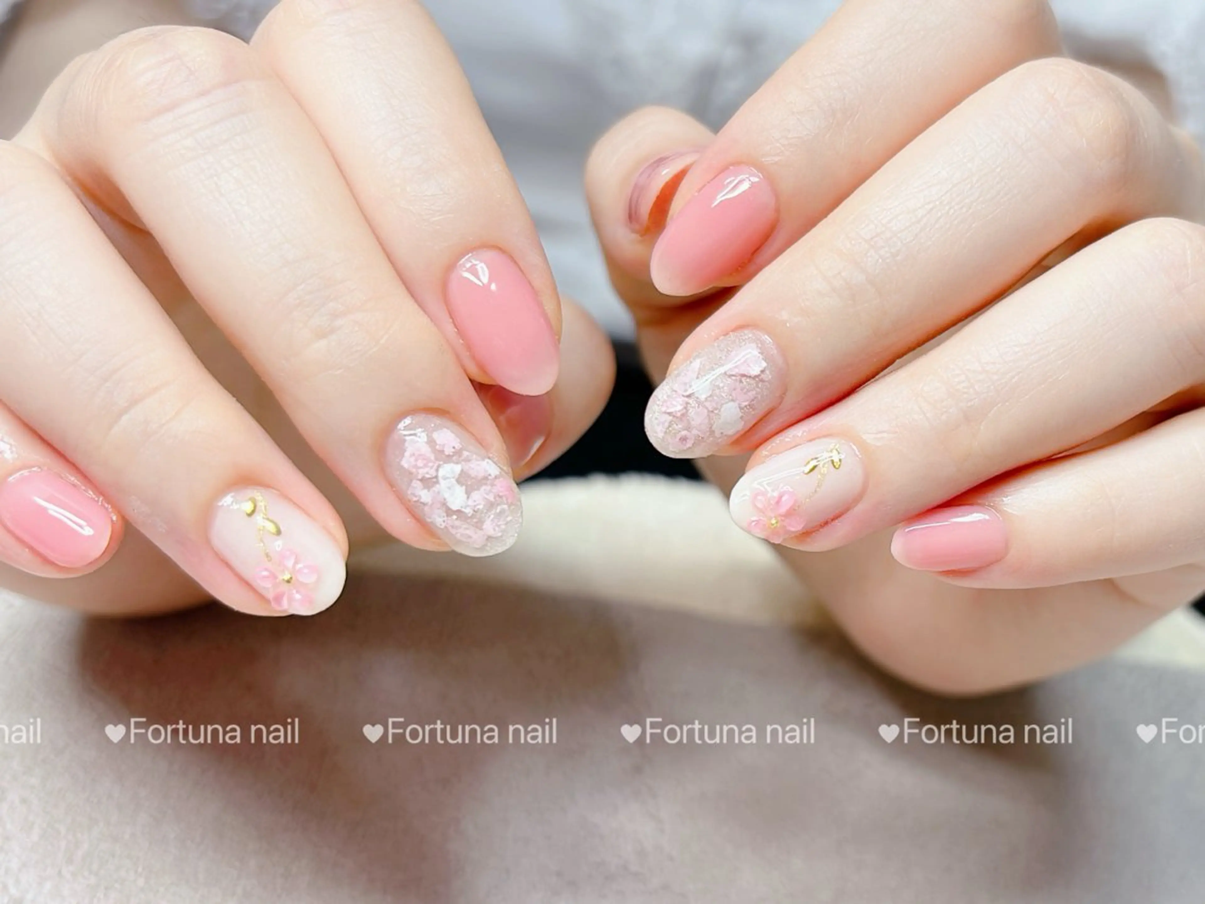 ネイル ハンドネイル Nail •Head スパFortunaのネイルデザイン