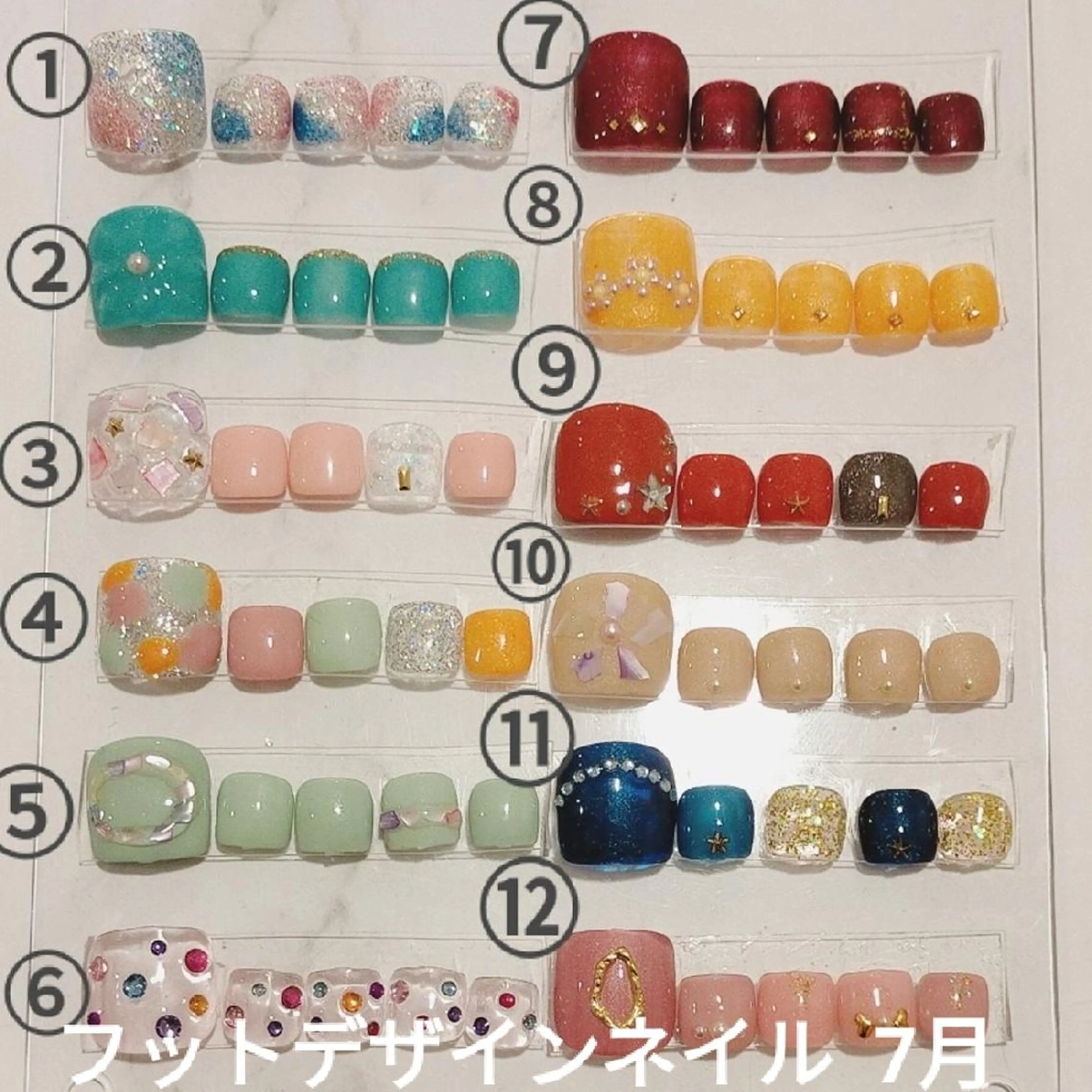 ネイル フットネイル 吉澤 友恵のネイルデザイン