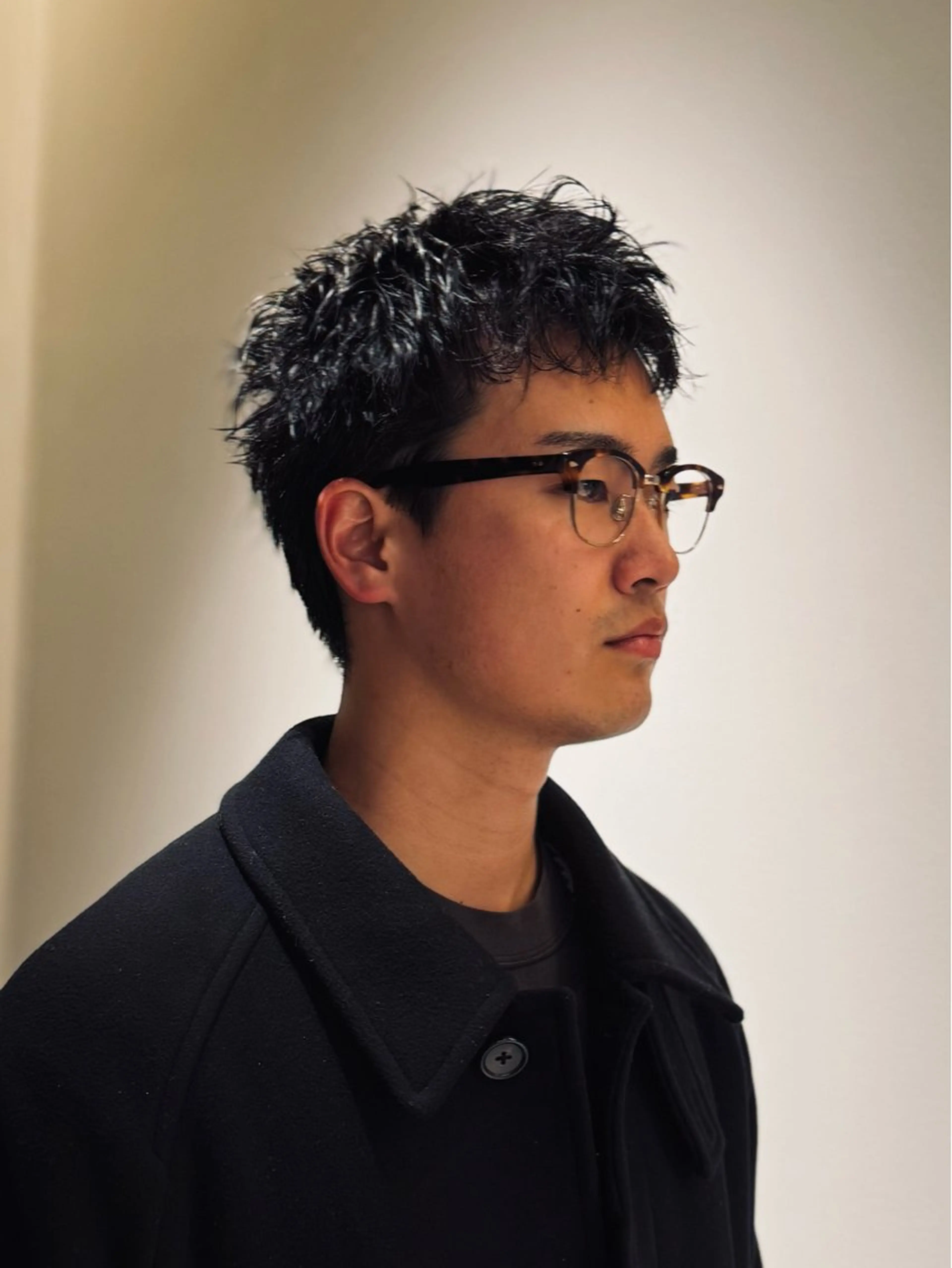 ショート メンズ ショートヘア カット メンズ 大人パーマ 丸山のヘアスタイル