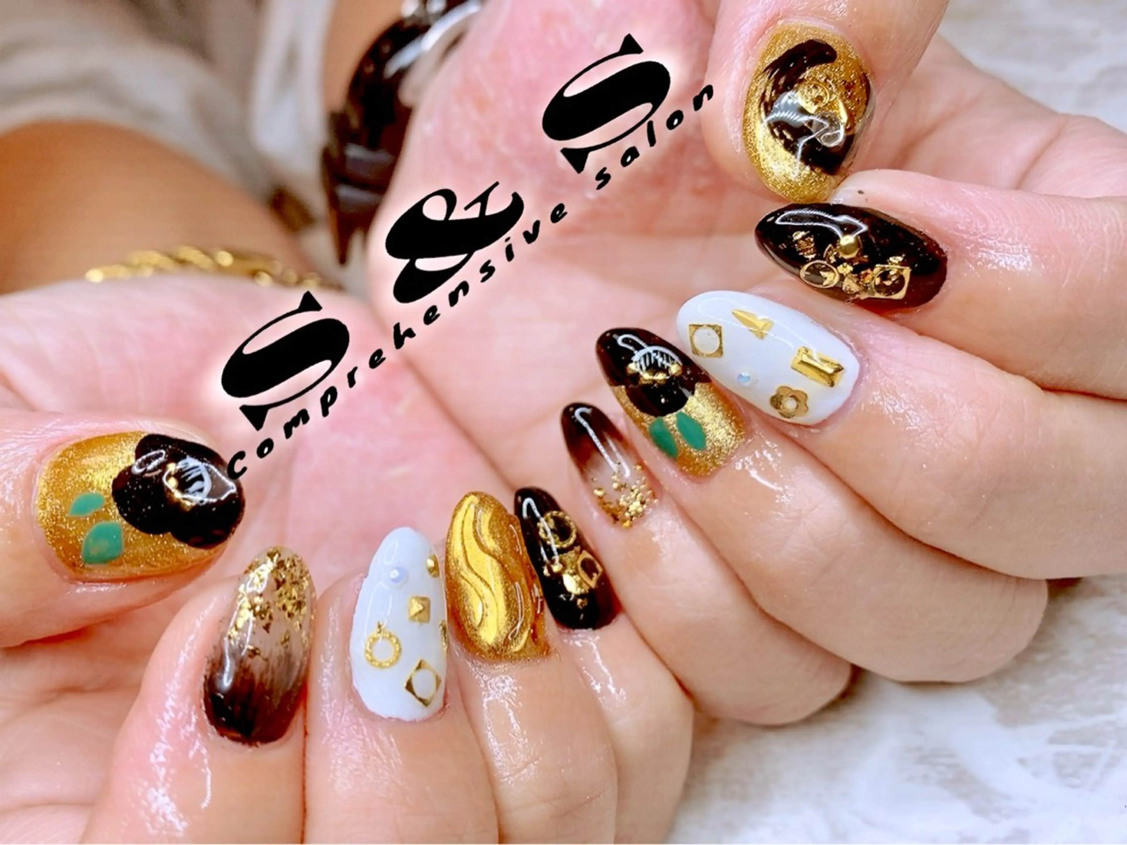 ネイル 長さ出し メンズネイル 持ち込み スカルプネイル S&S 村田小百合のネイルデザイン