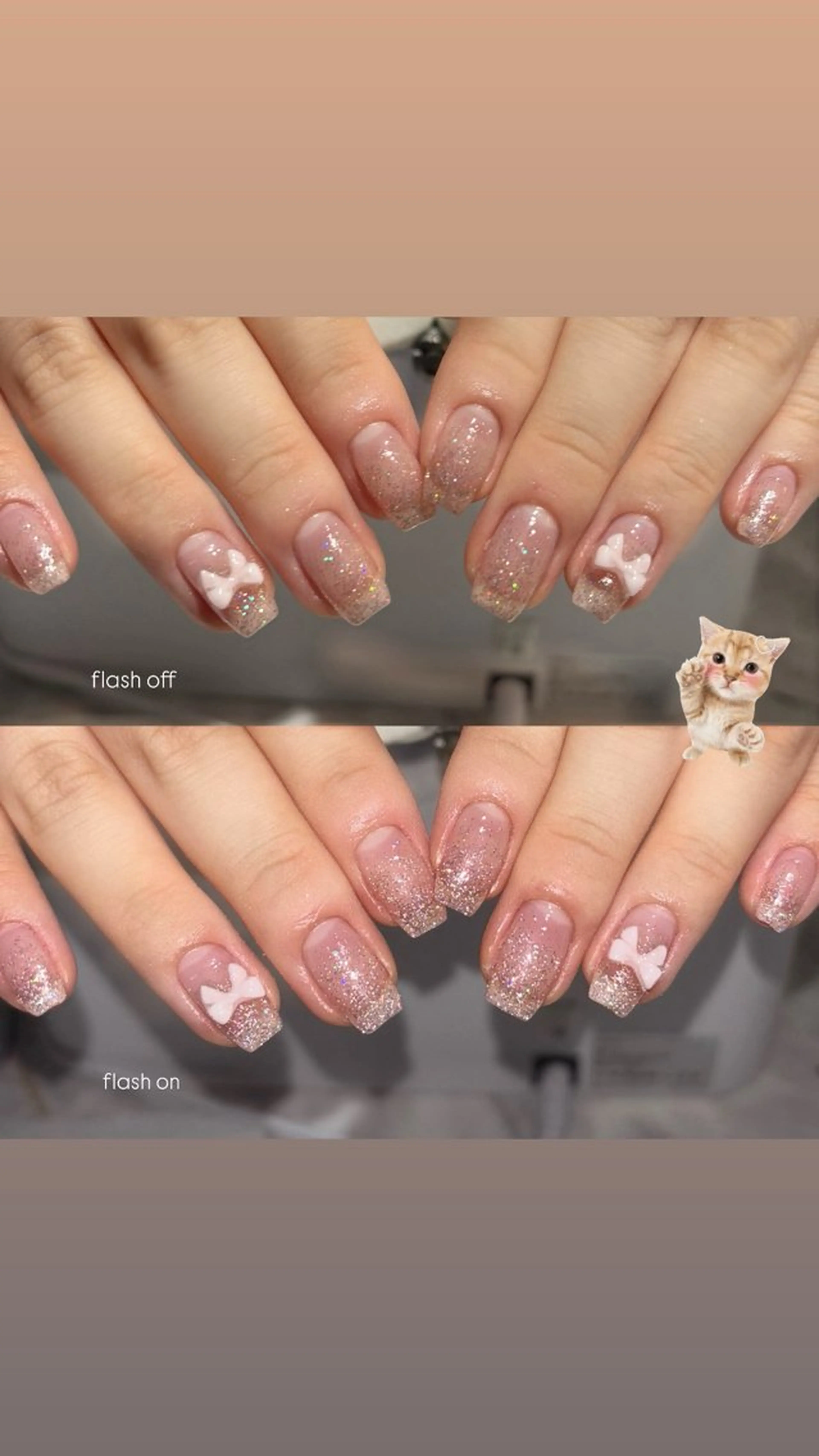 【次回予約限定🍒✨】ラメグラデーションorカラーグラデーション。✧。・゚の写真