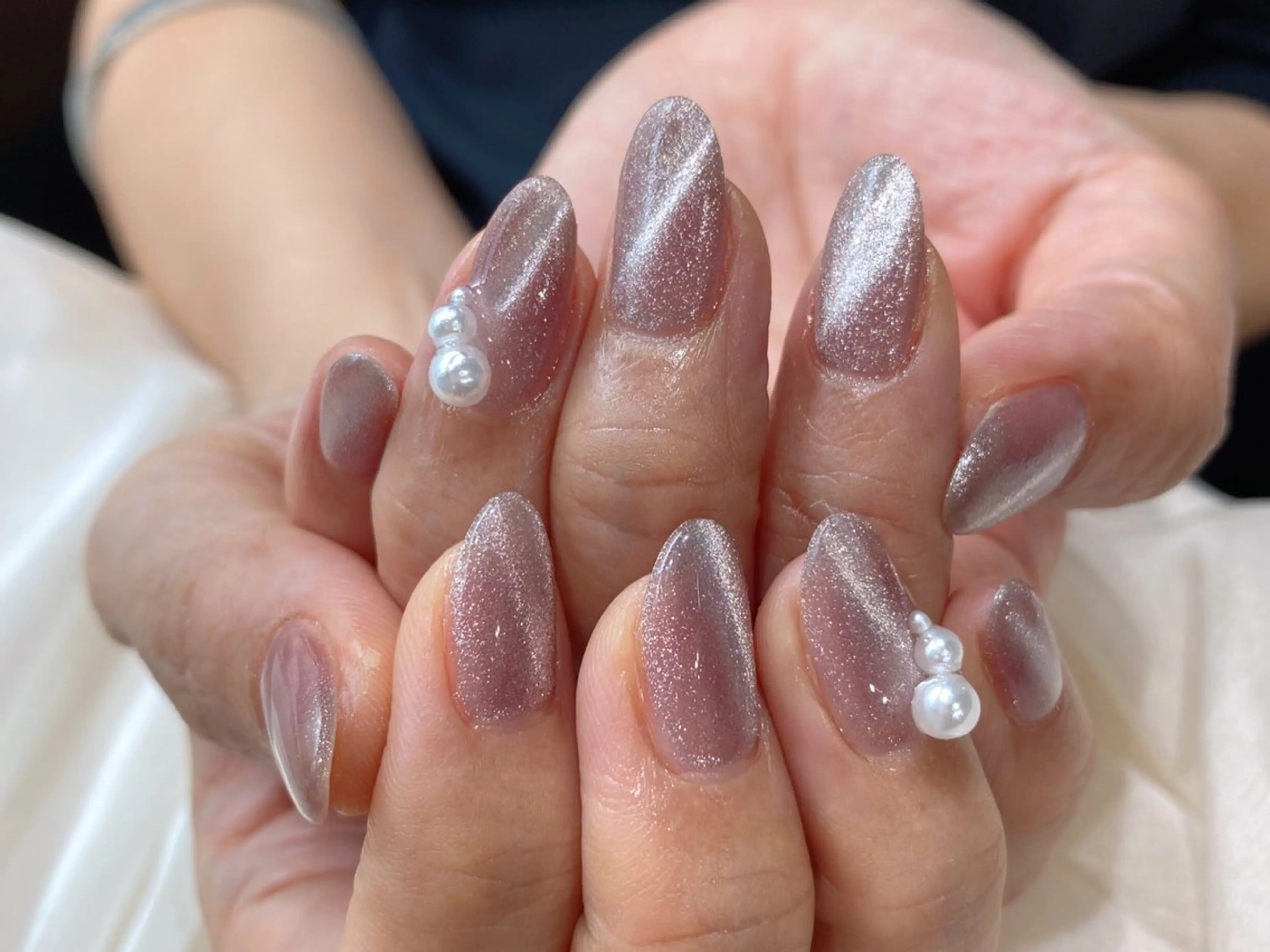 ミディアム ハンドネイル Nail  R💫 naoのネイルデザイン