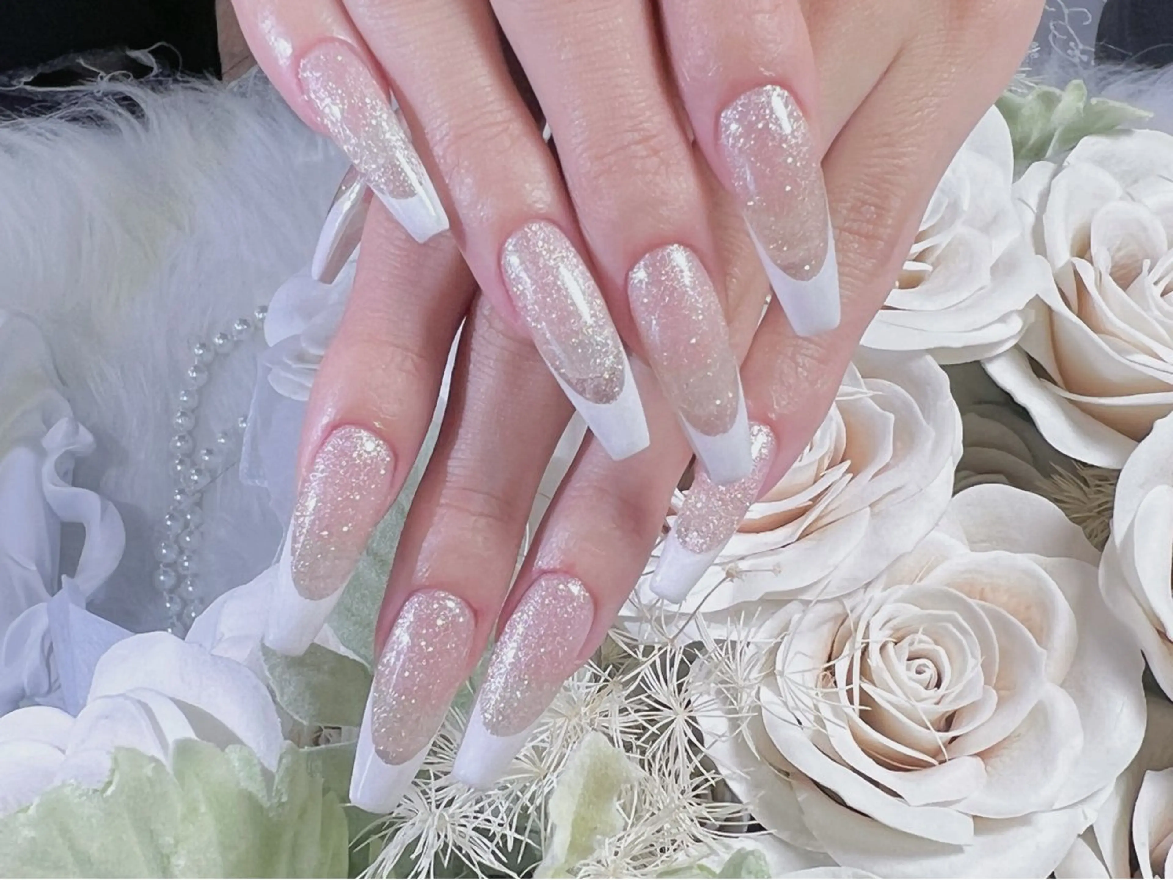 ネイル ロングネイル 持ち込み スカルプネイル ワンホンネイル ハンドネイル Painty所属・Painty nailのネイルデザイン