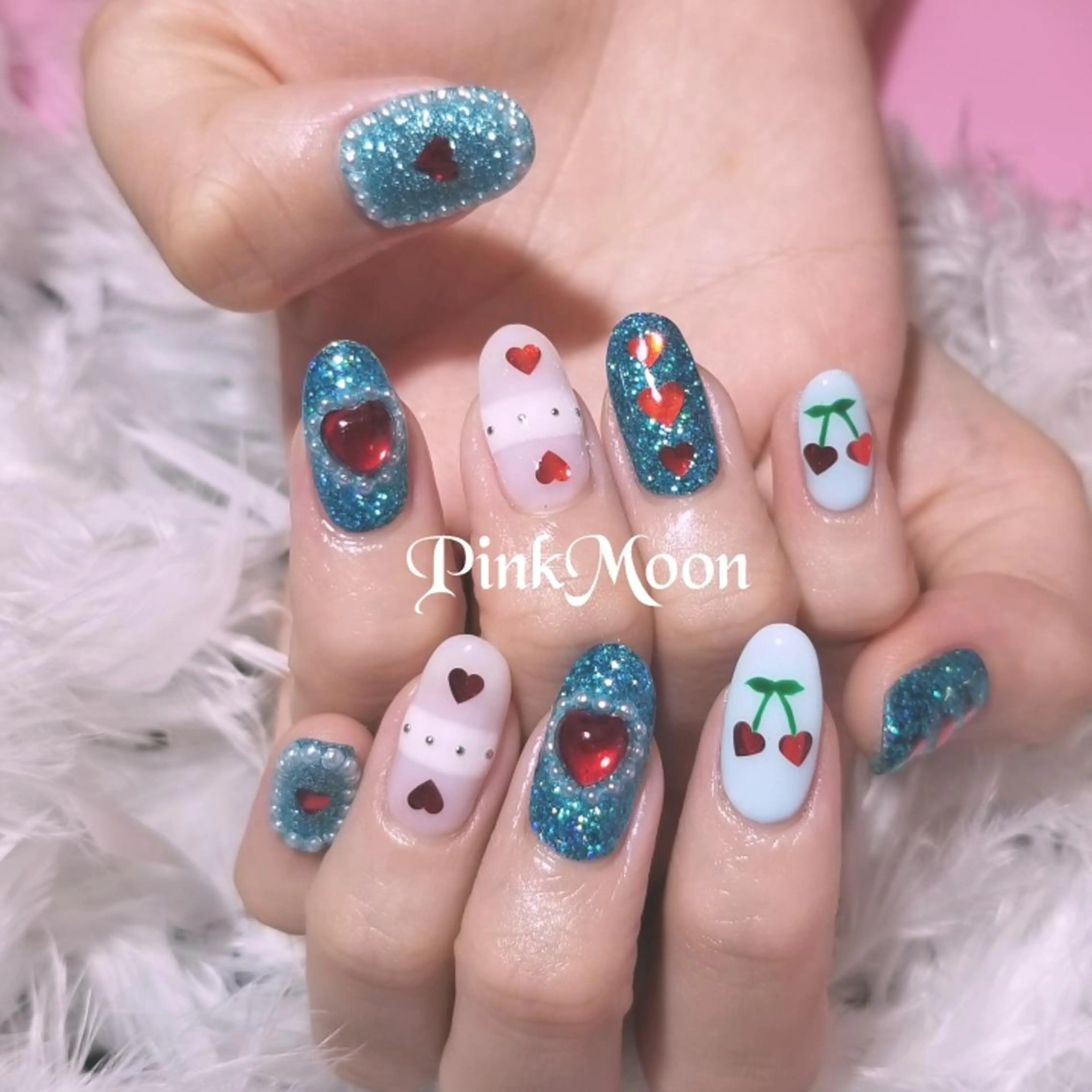 ネイル その他(ネイル) PinkMoon Nozomiのネイルデザイン