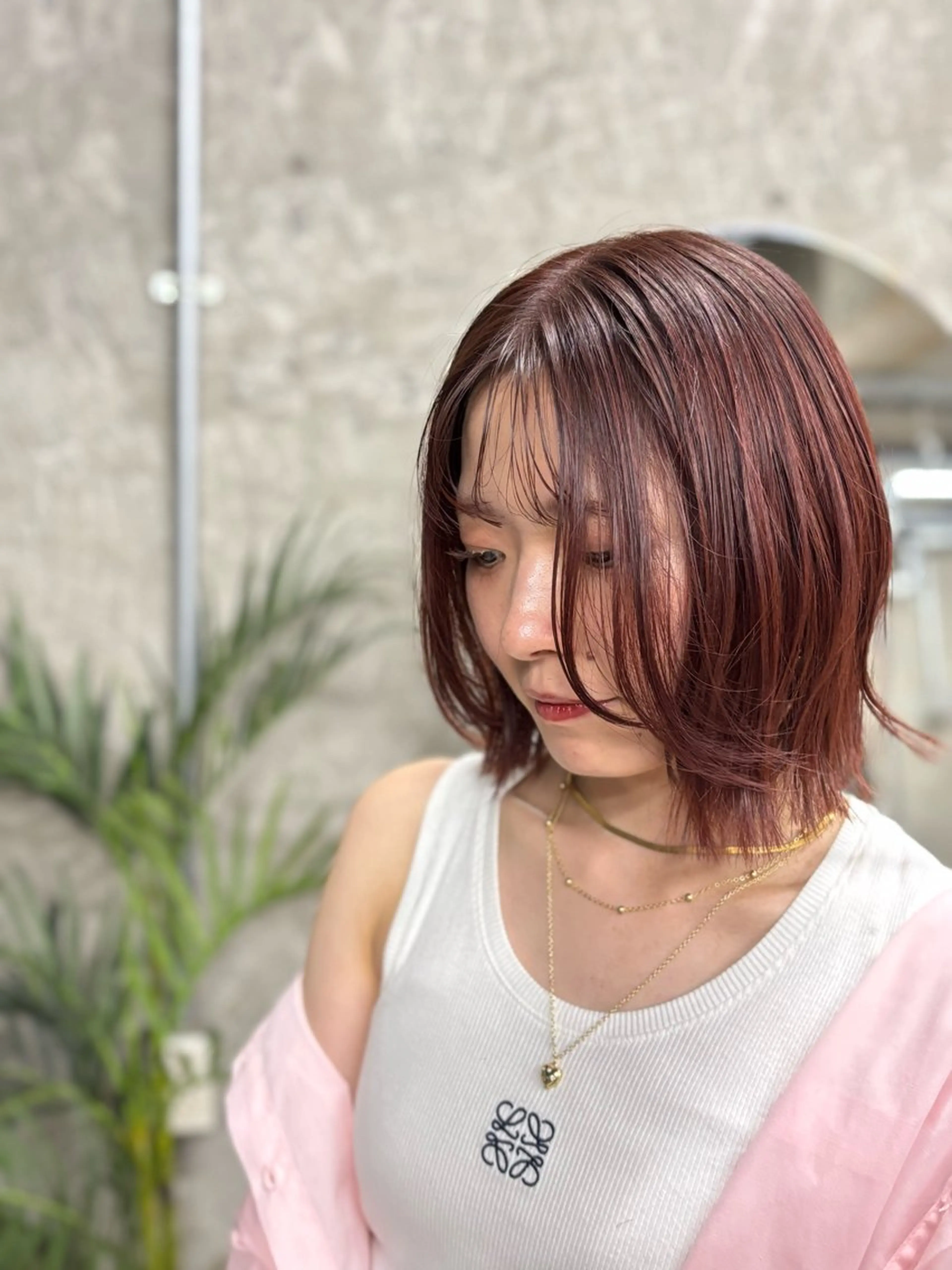 ショート カラー ヘアカラー トリートメント Moanin'所属・さが あゆかのヘアスタイル