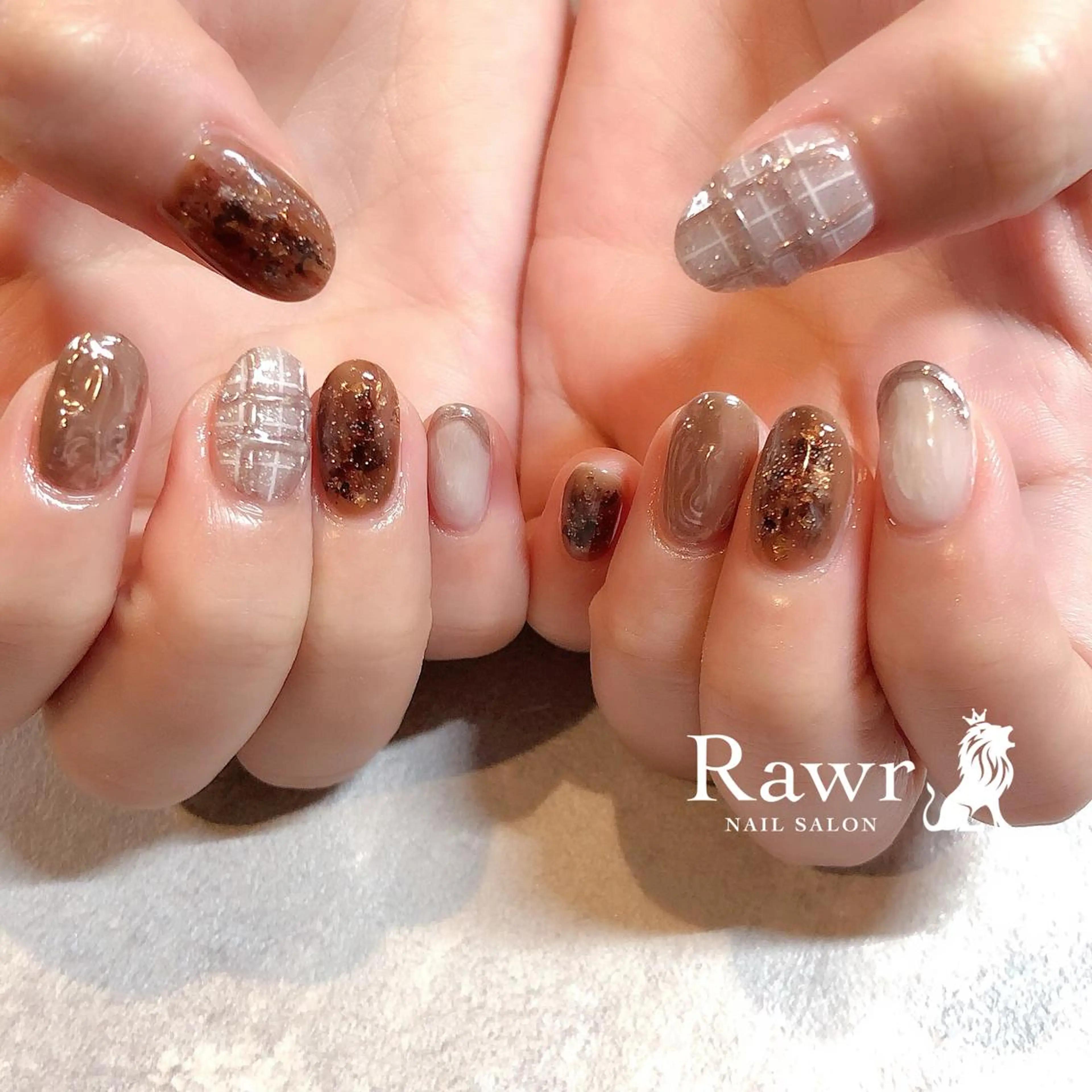 ネイル ハンドネイル Rawr / saoriのネイルデザイン