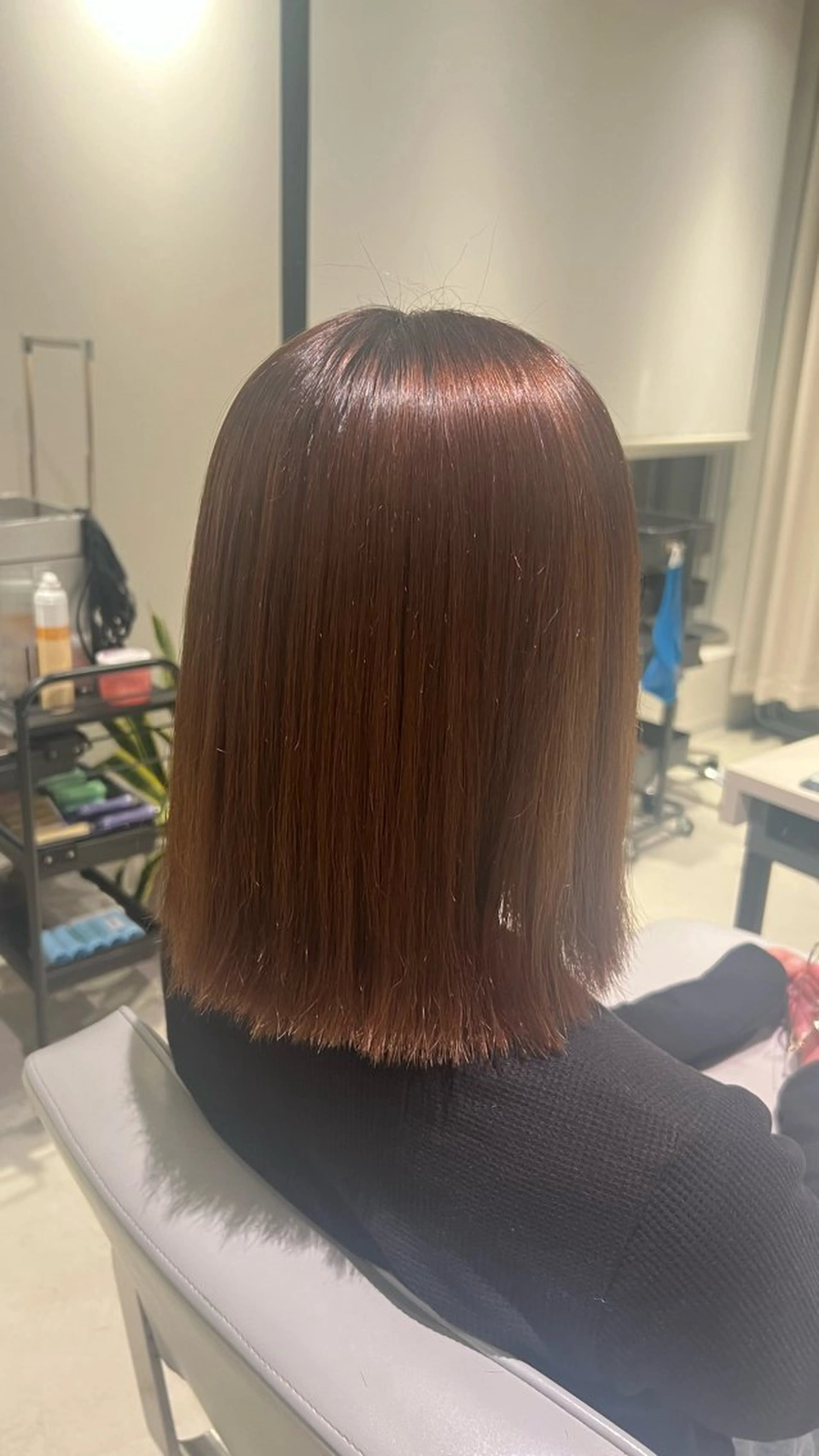 ミディアム 縮毛矯正 トリートメント カット 縮毛矯正 トリートメント yoki.所属・SONOKO 【yoki.】のヘアスタイル