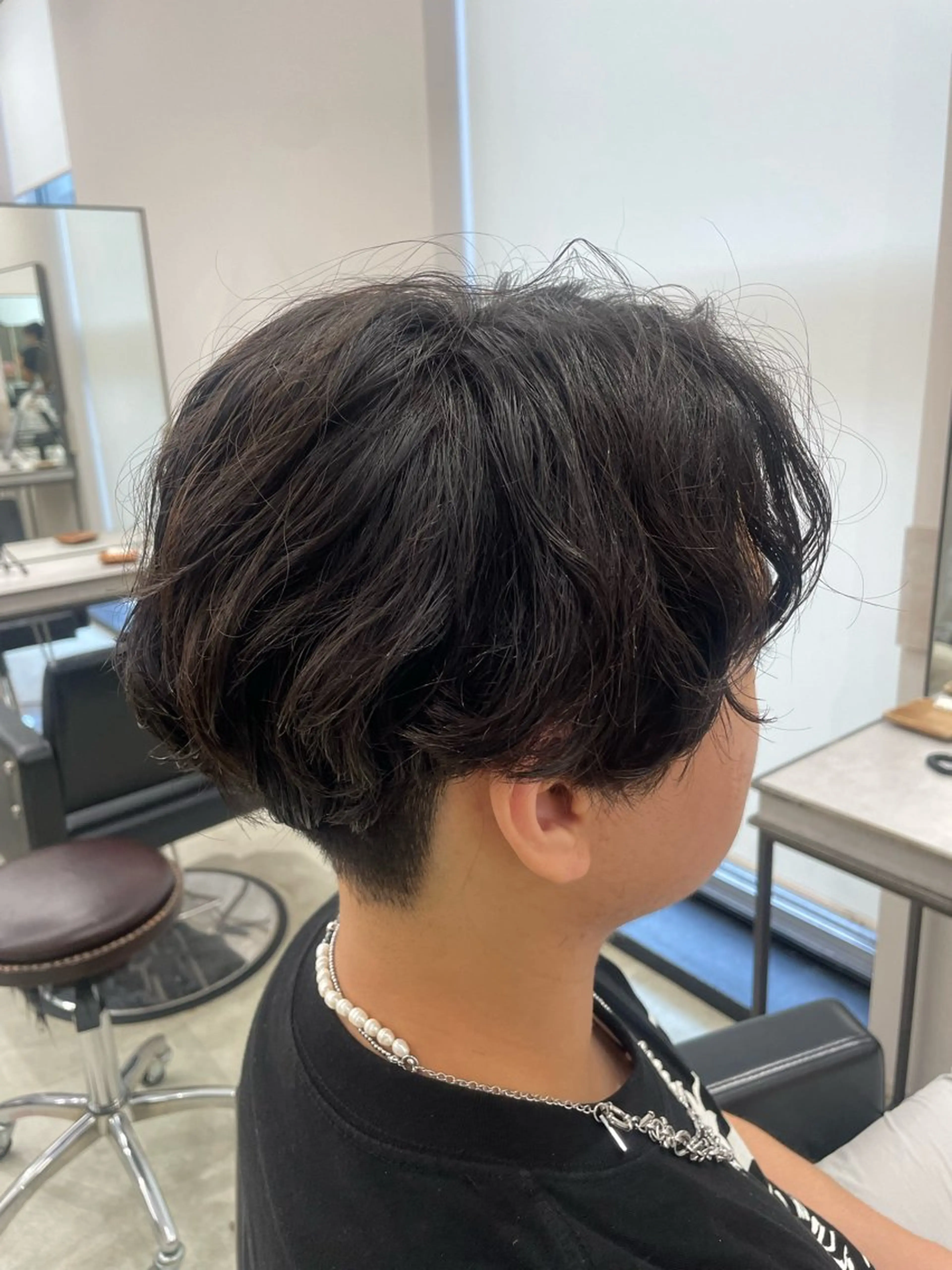 パーマ メンズ カルマパーマ メンズパーマ カット パーマ 透明感カラー✨艶髪 制作🌱山根あゆみのヘアスタイル