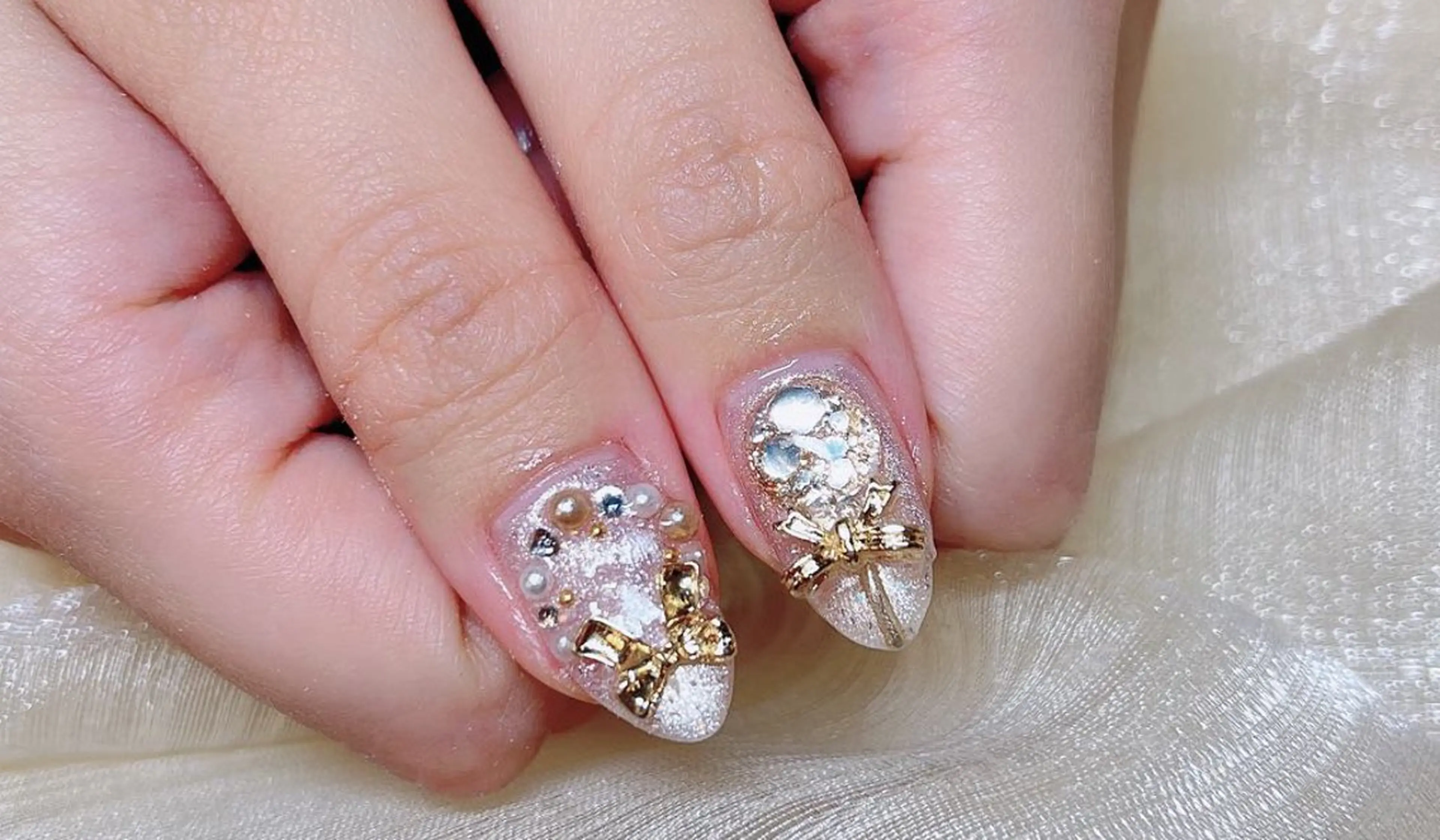 ネイル 冬ネイル クリスマス ハンドネイル D-BEAUTY Nailsalonのネイルデザイン