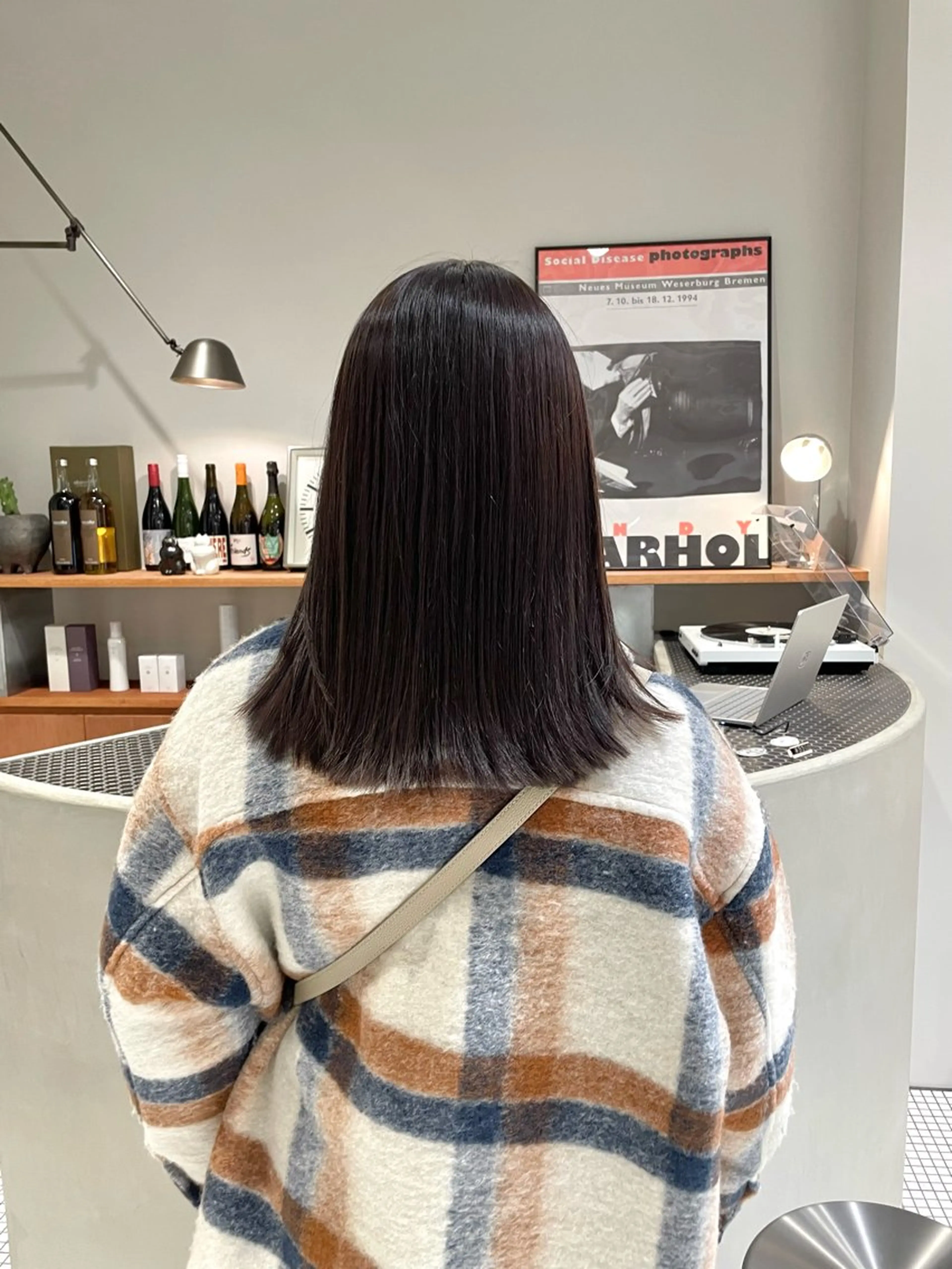 ミディアム カラー カット ヘアカラー トリートメント GPIP 近藤沙樹のヘアスタイル