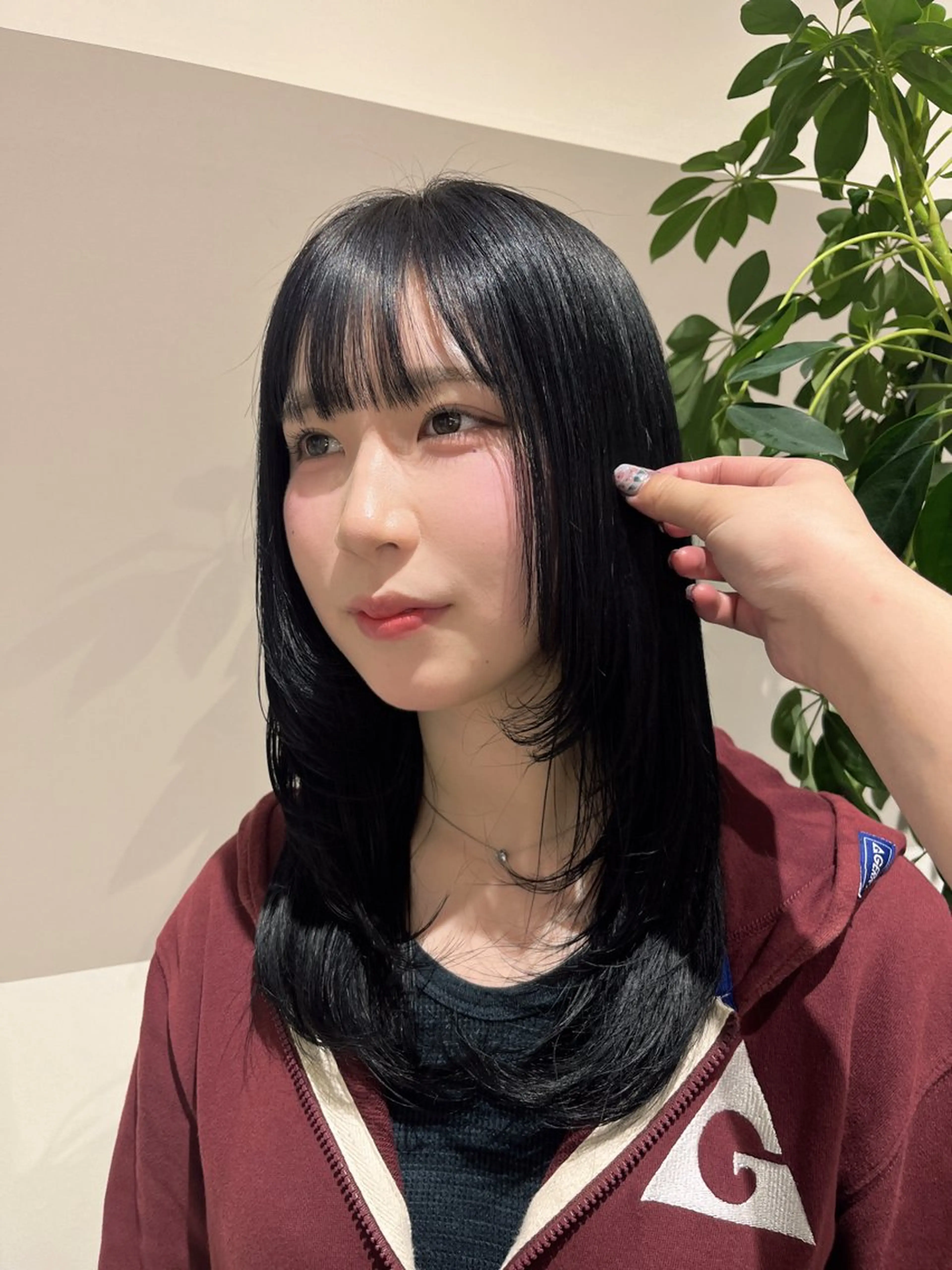 ロング カラー みう/仙台/暖色/ 艶髪/顔周りカット/のヘアスタイル