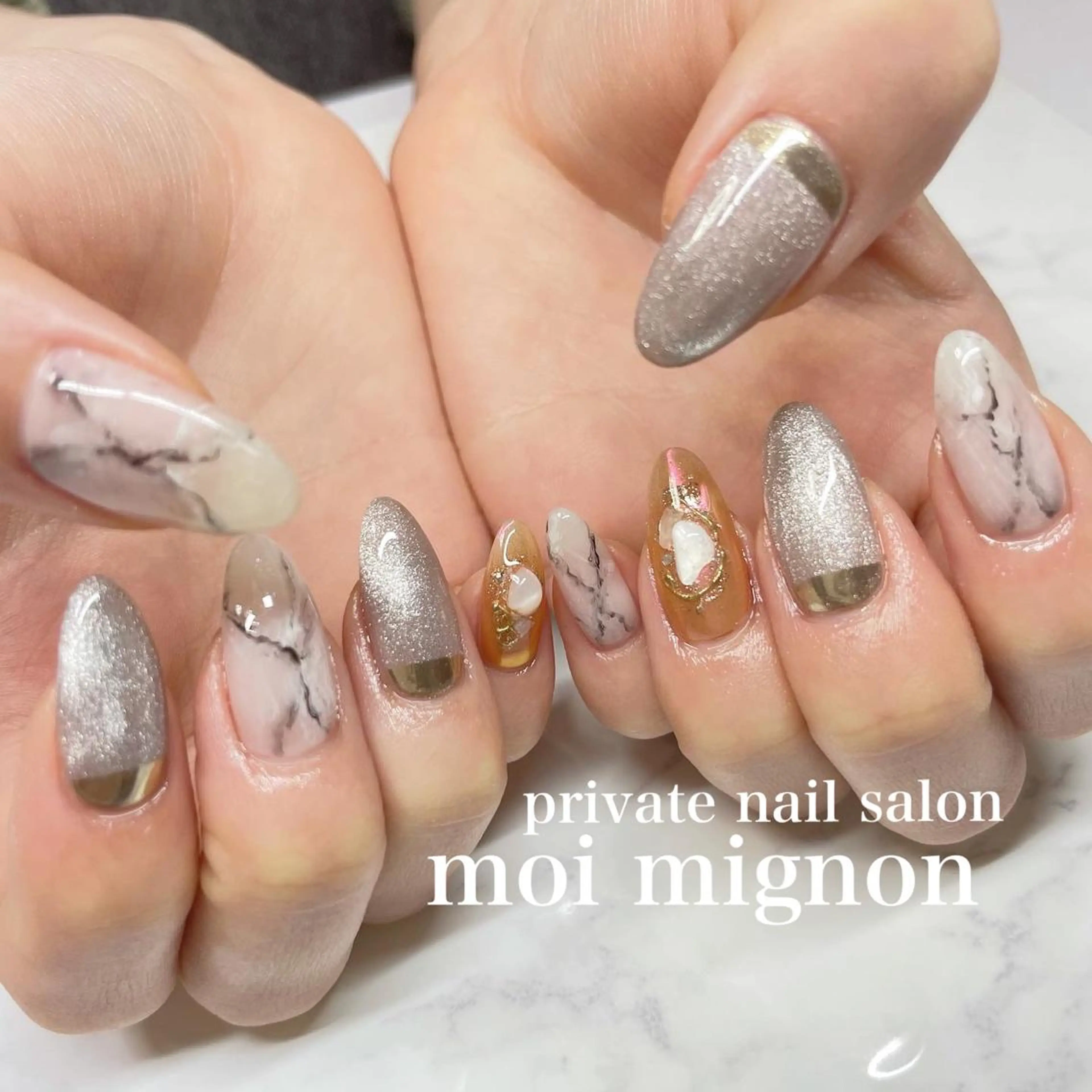 ネイル ハンドネイル nailist Aki♡のネイルデザイン