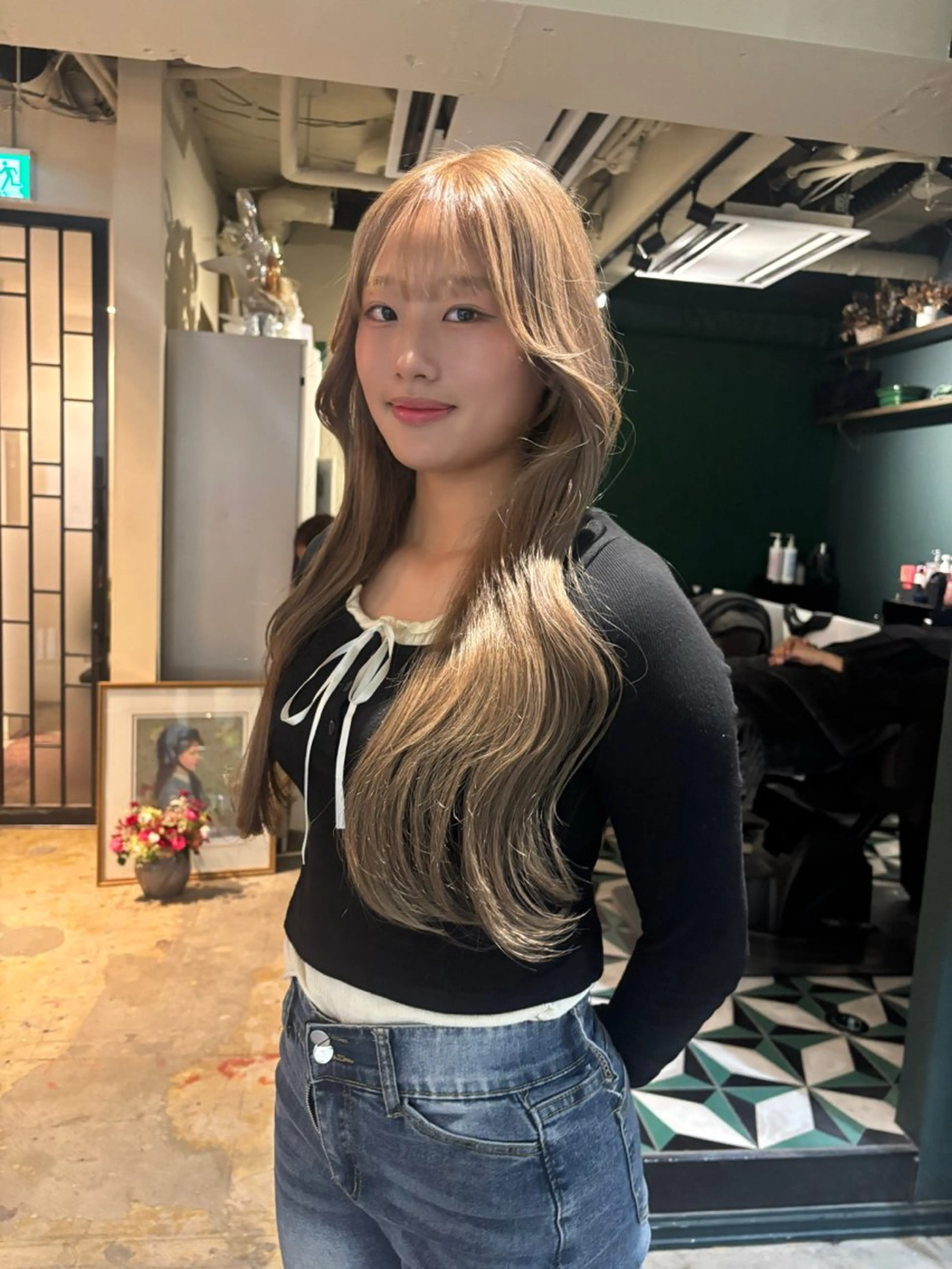 ロング ブリーチ/エクステ はしもと　そな🫧のヘアスタイル