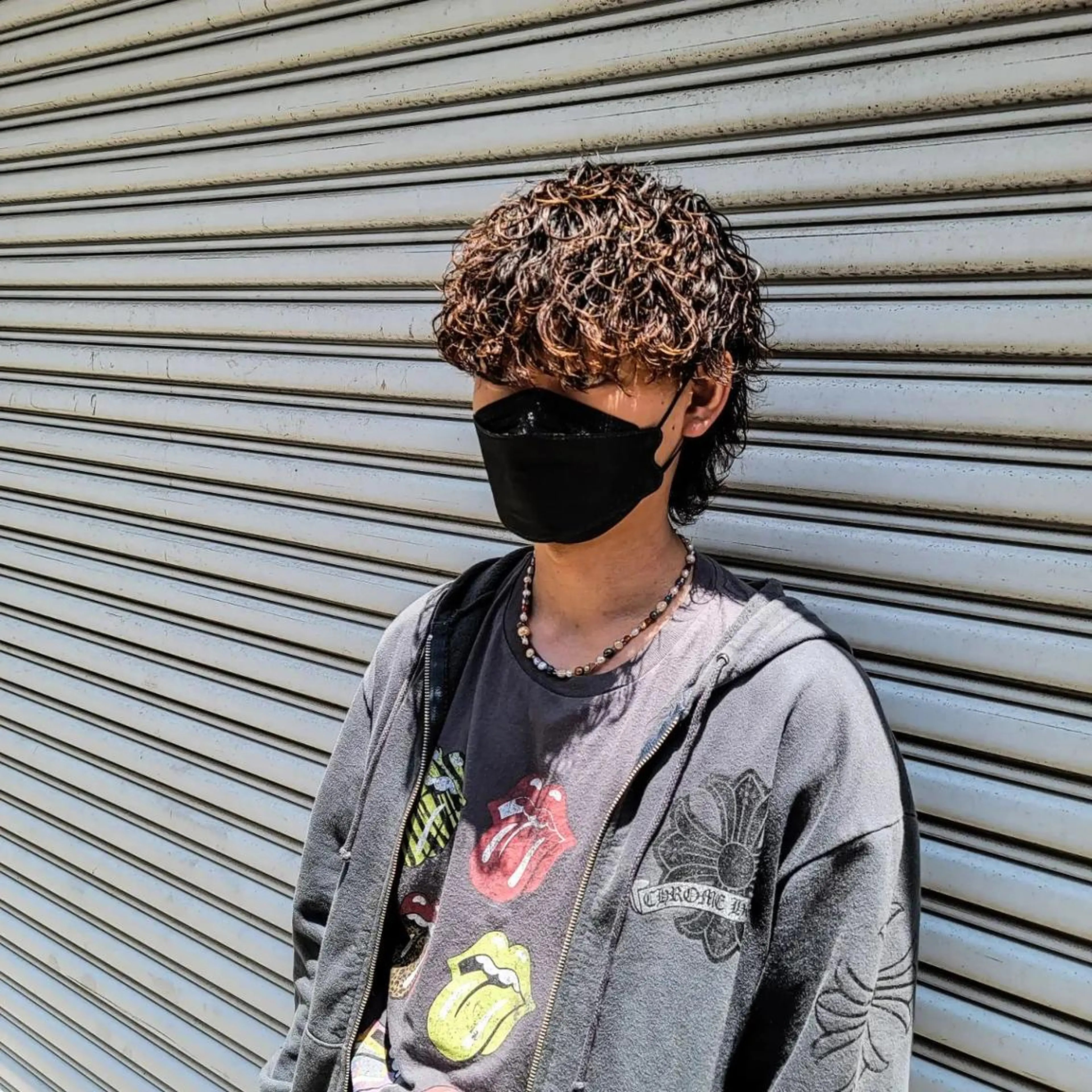 メンズ メンズパーマ メンズツイストパーマ 波巻きパーマ ツイストパーマ FREEX所属・特殊パーマ 片山恭兵のヘアスタイル