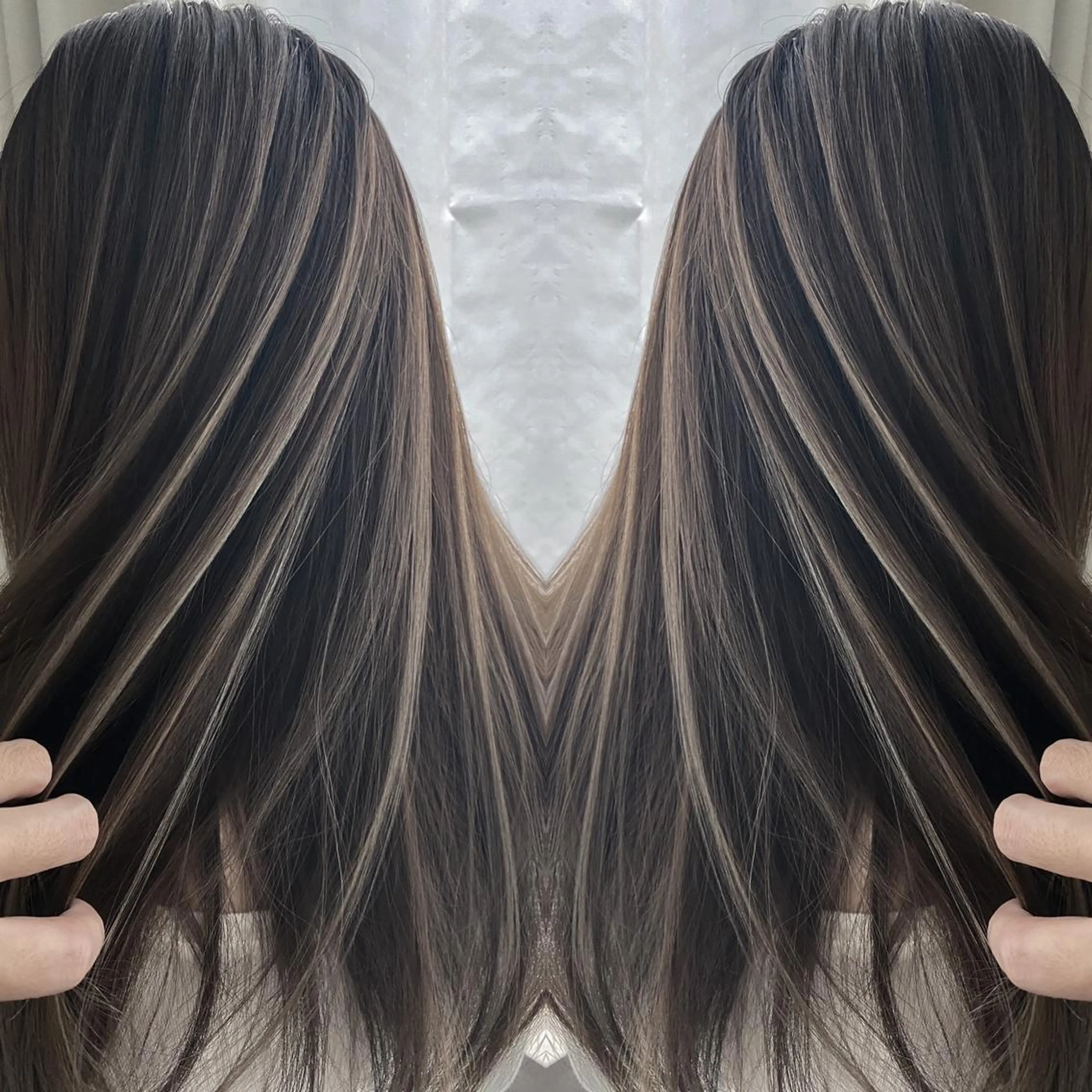 セミロング カラー グレージュ ハイライトカラー ハイライト neuk所属・入木田 駿佑のその他イメージ