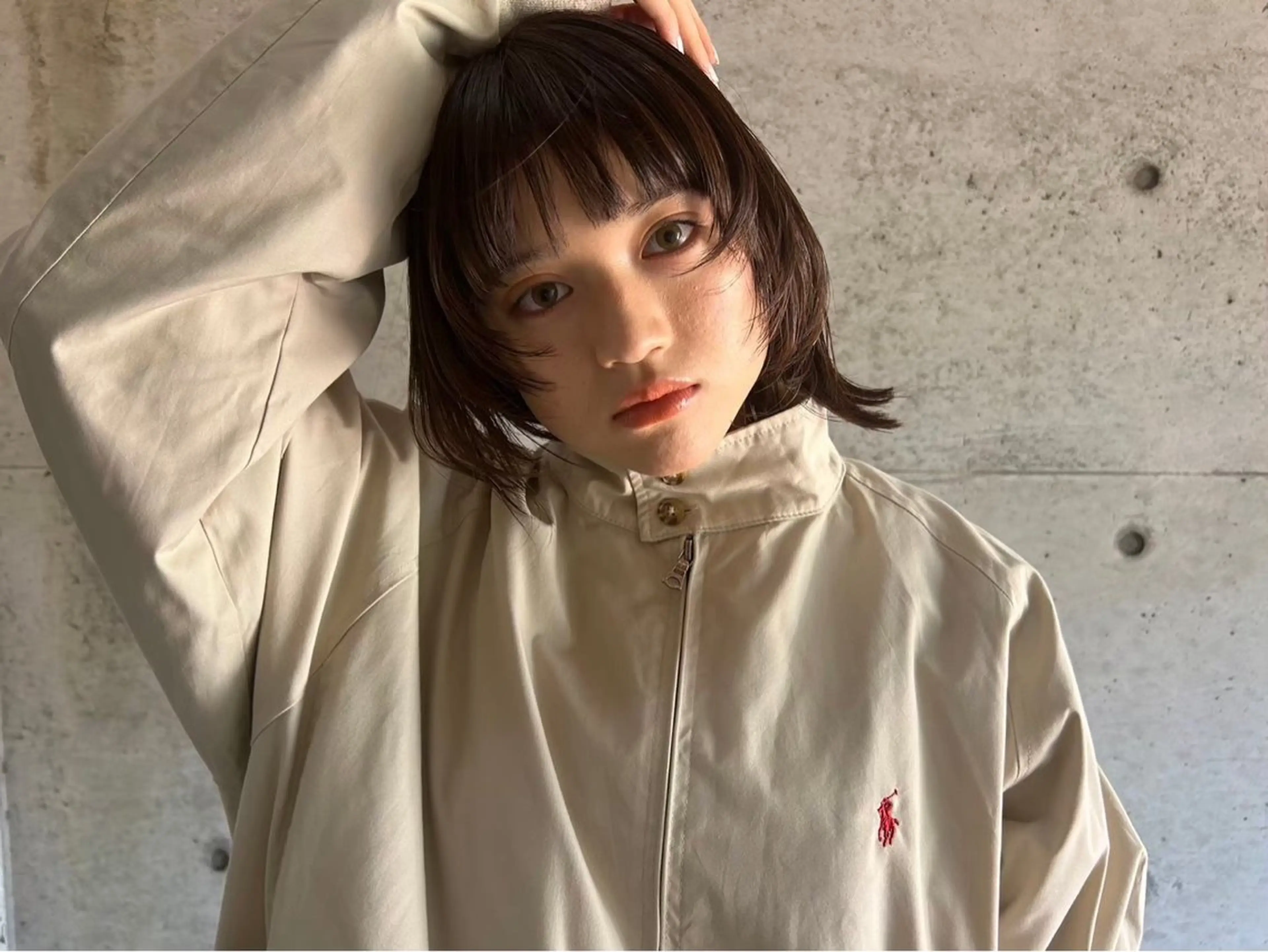 ミディアム 透明感ダブルカラー/ 諸岡ひばりのヘアスタイル