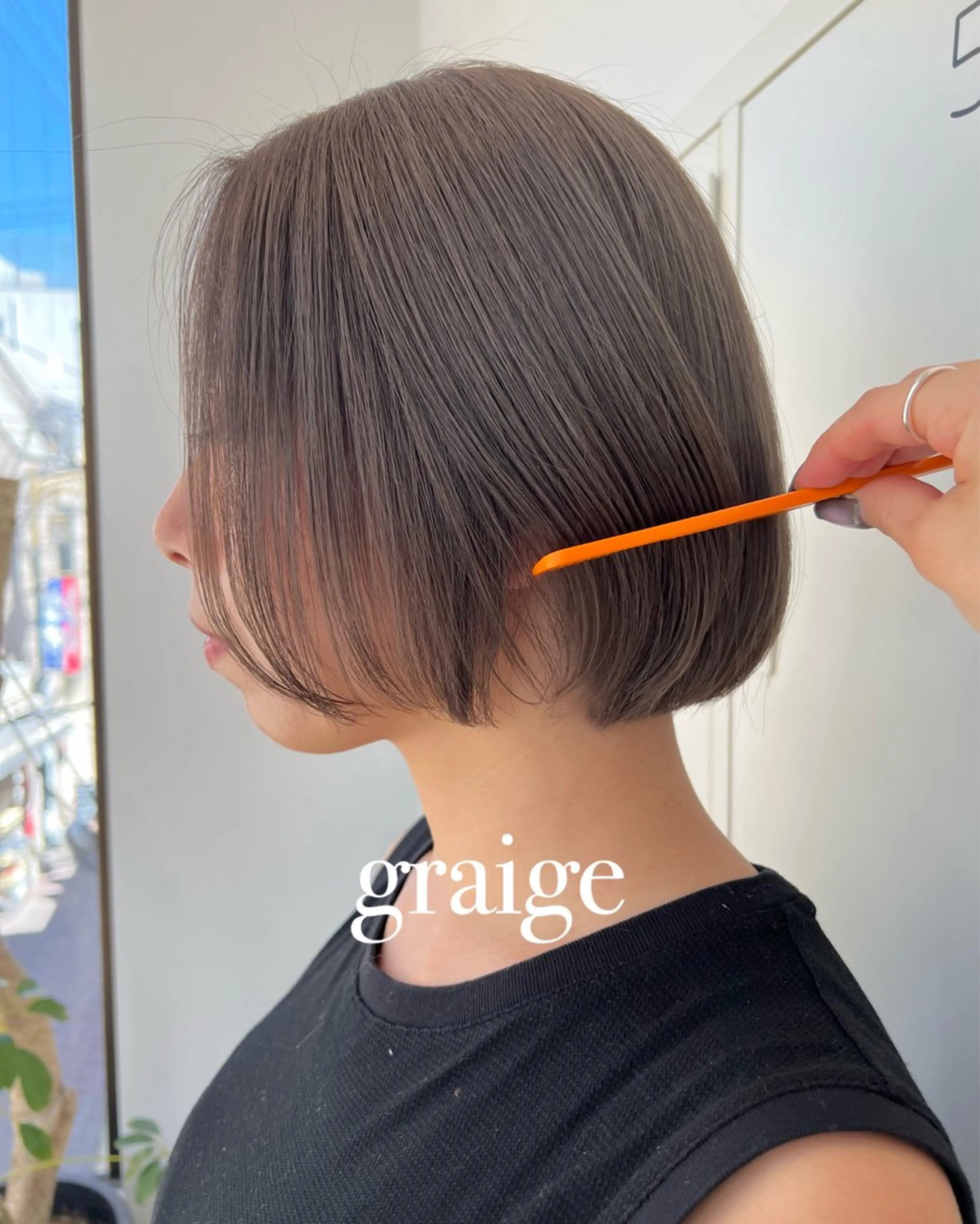 ショート カラー ベージュカラー ブロンド ブロンドベージュ ヘアカラー Kana 🍋 ハイトーン【高円寺】のヘアスタイル