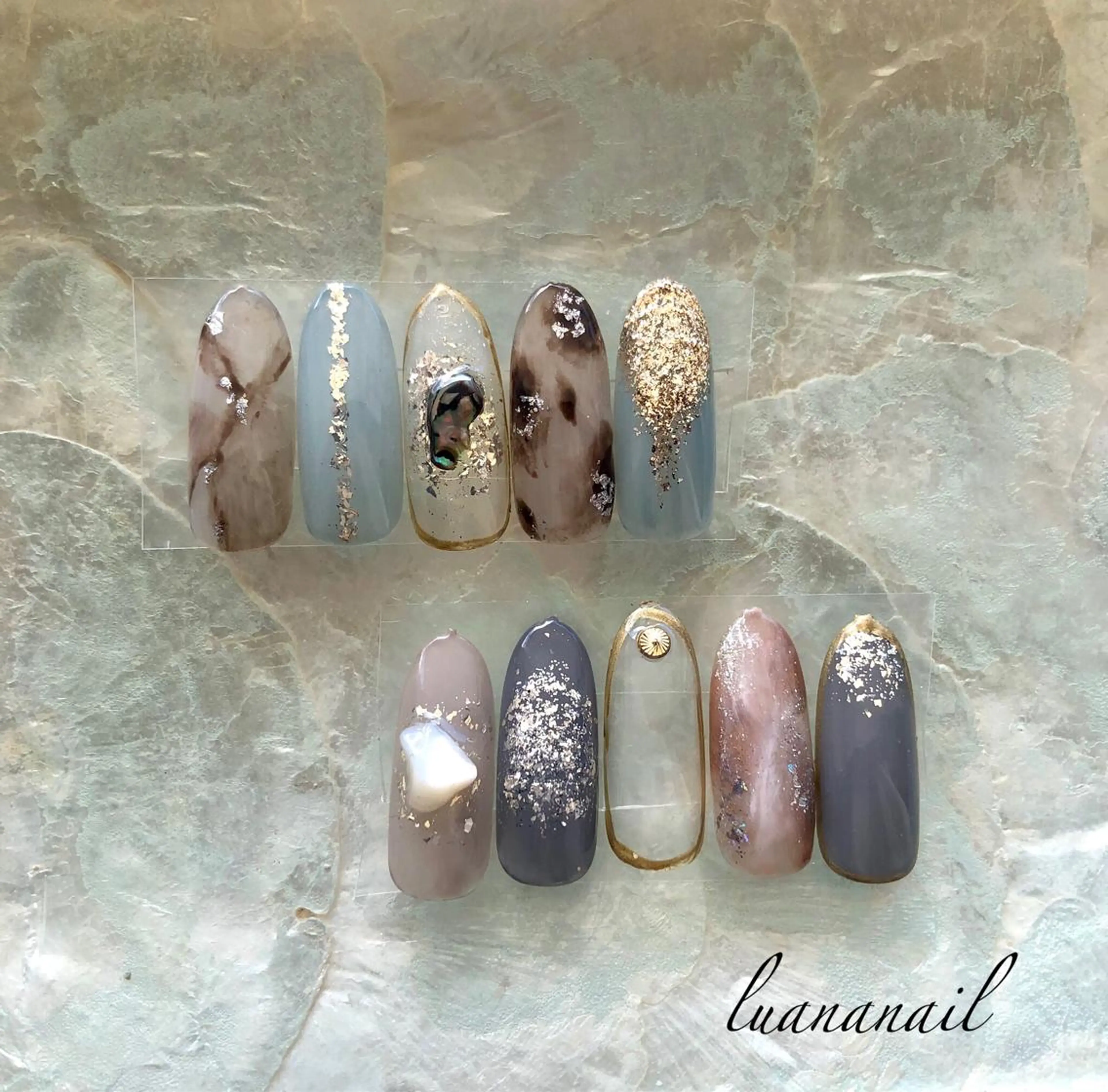 ネイル ニュアンスネイル ハンドネイル luana nailのネイルデザイン