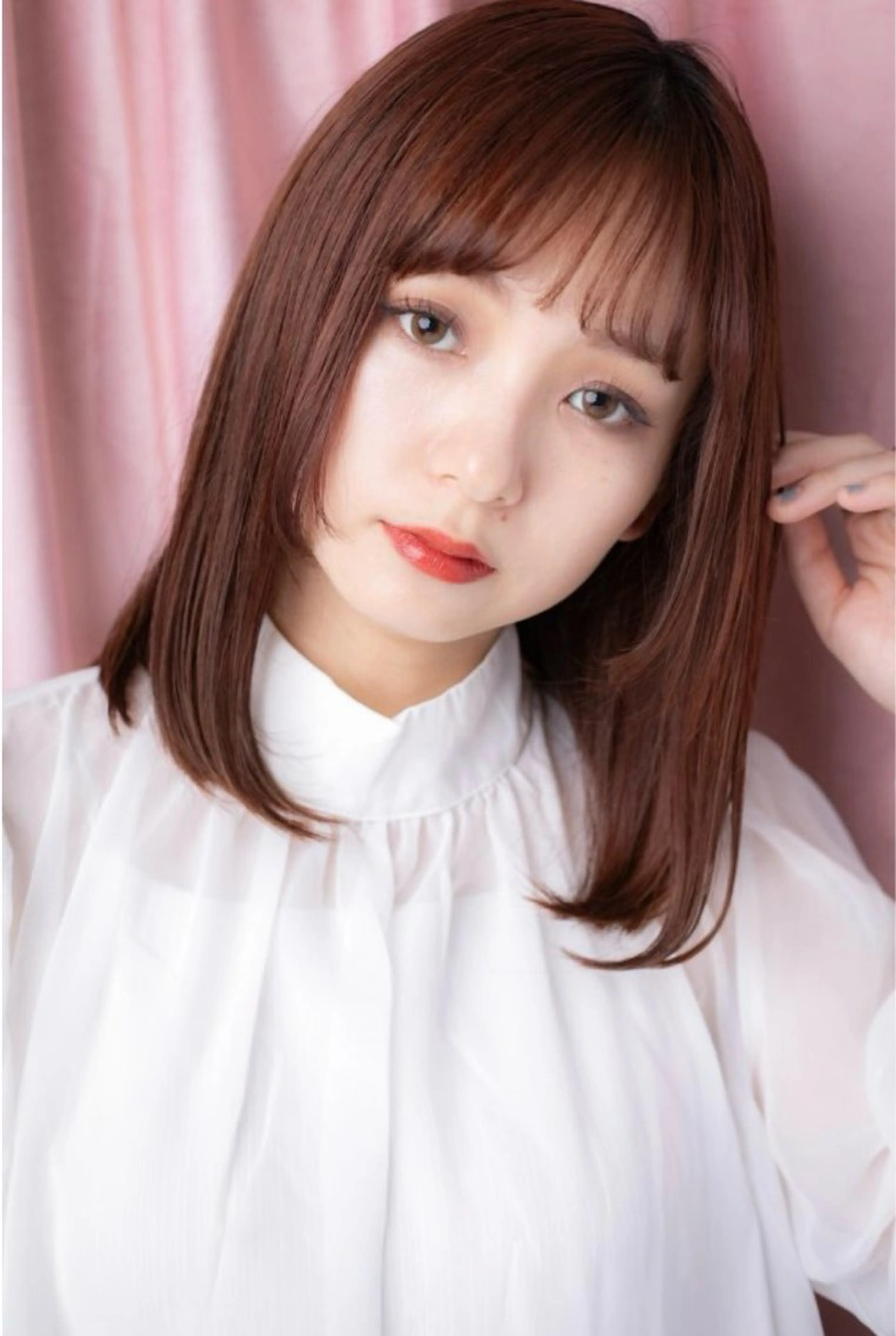 ミディアム カラー カバーヘアブリス上尾店所属・飯田 萌友のヘアスタイル