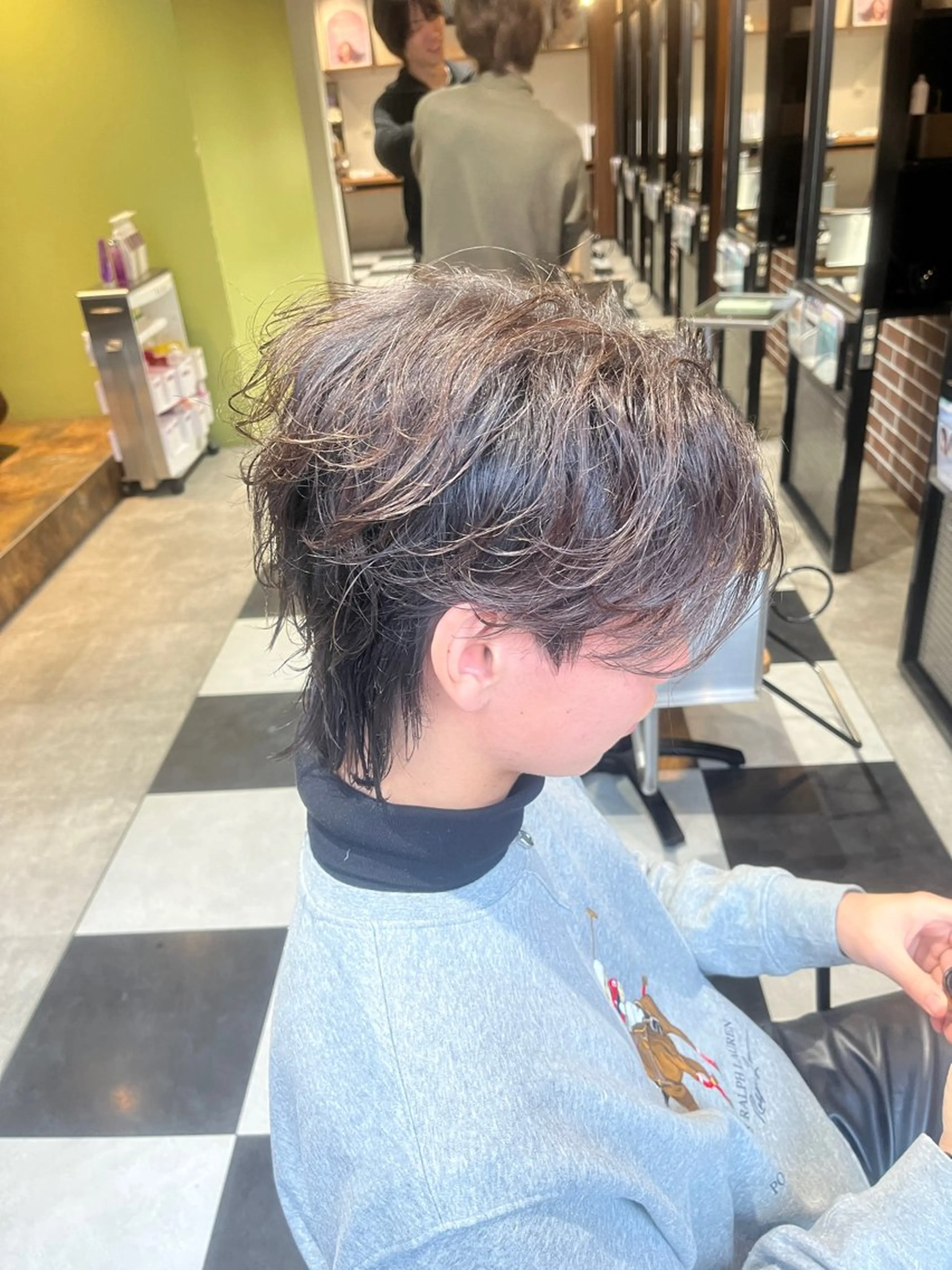 ミディアム パーマ メンズ カット パーマ 🎧メンズパーマ特化 /RUI🎧のヘアスタイル