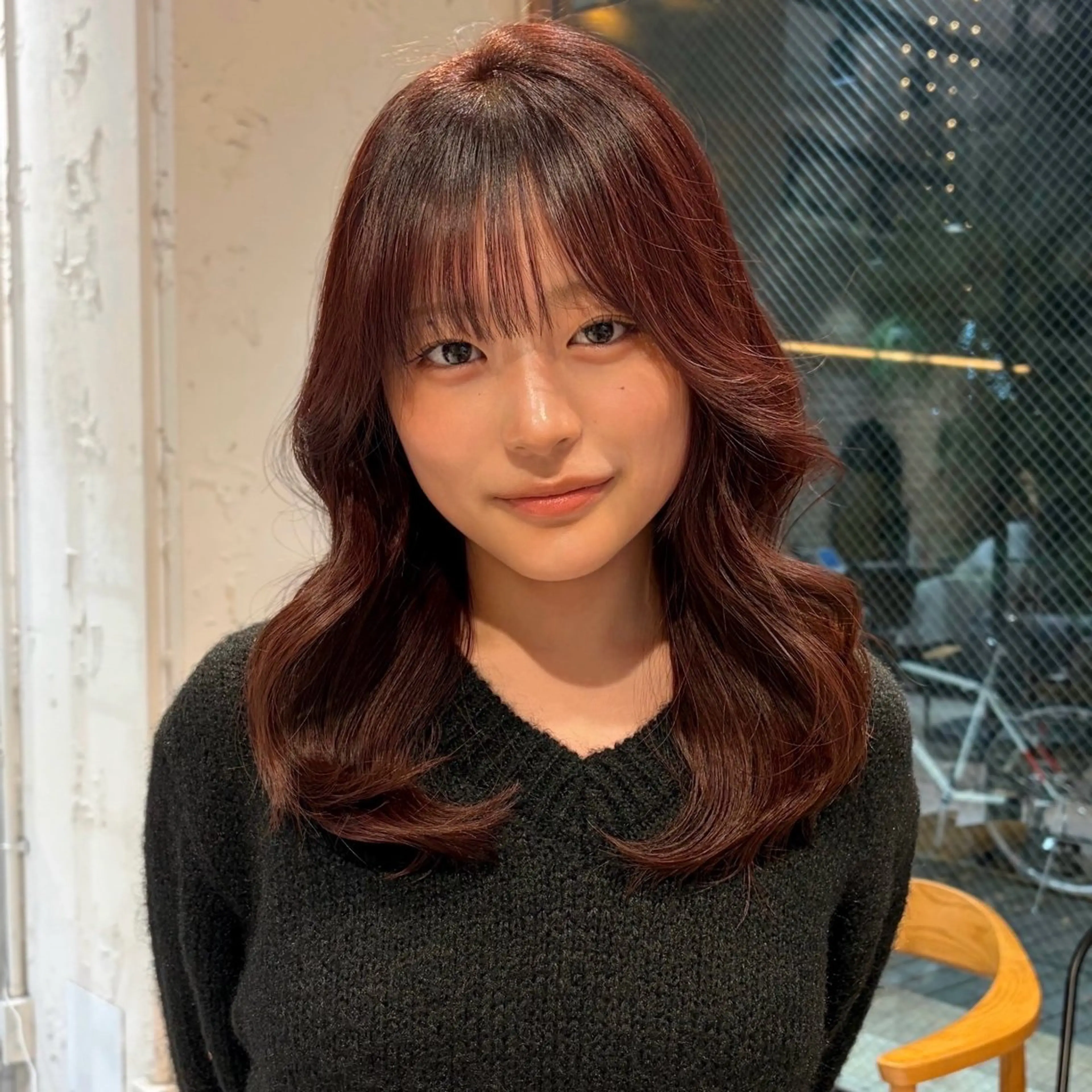 ミディアム カラー ハンドネイル レイヤースタイル COCORO 🎀のヘアスタイル