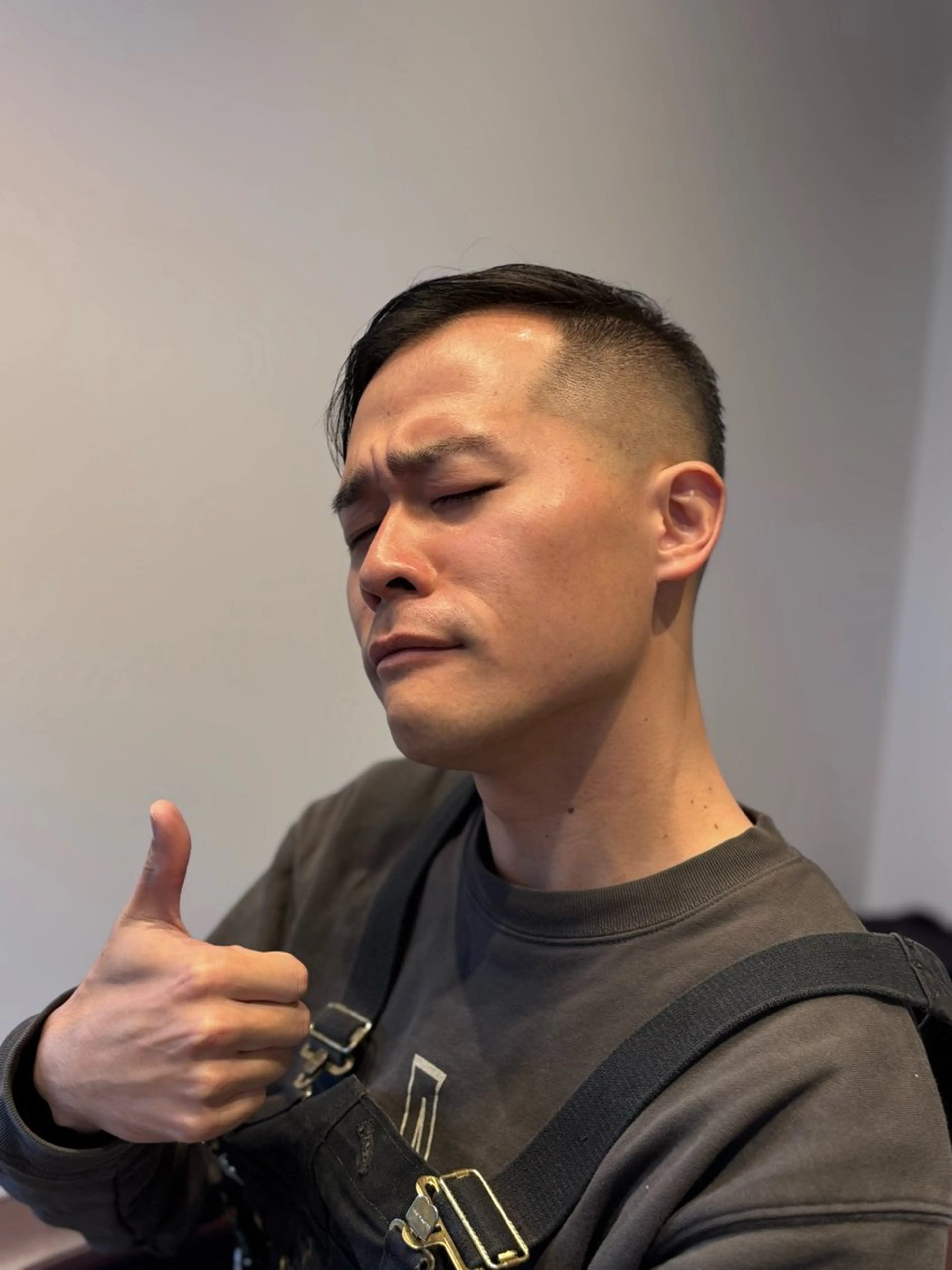 ミディアム カット 💈理容室/メンズ 特化💈平野 留衣のヘアスタイル