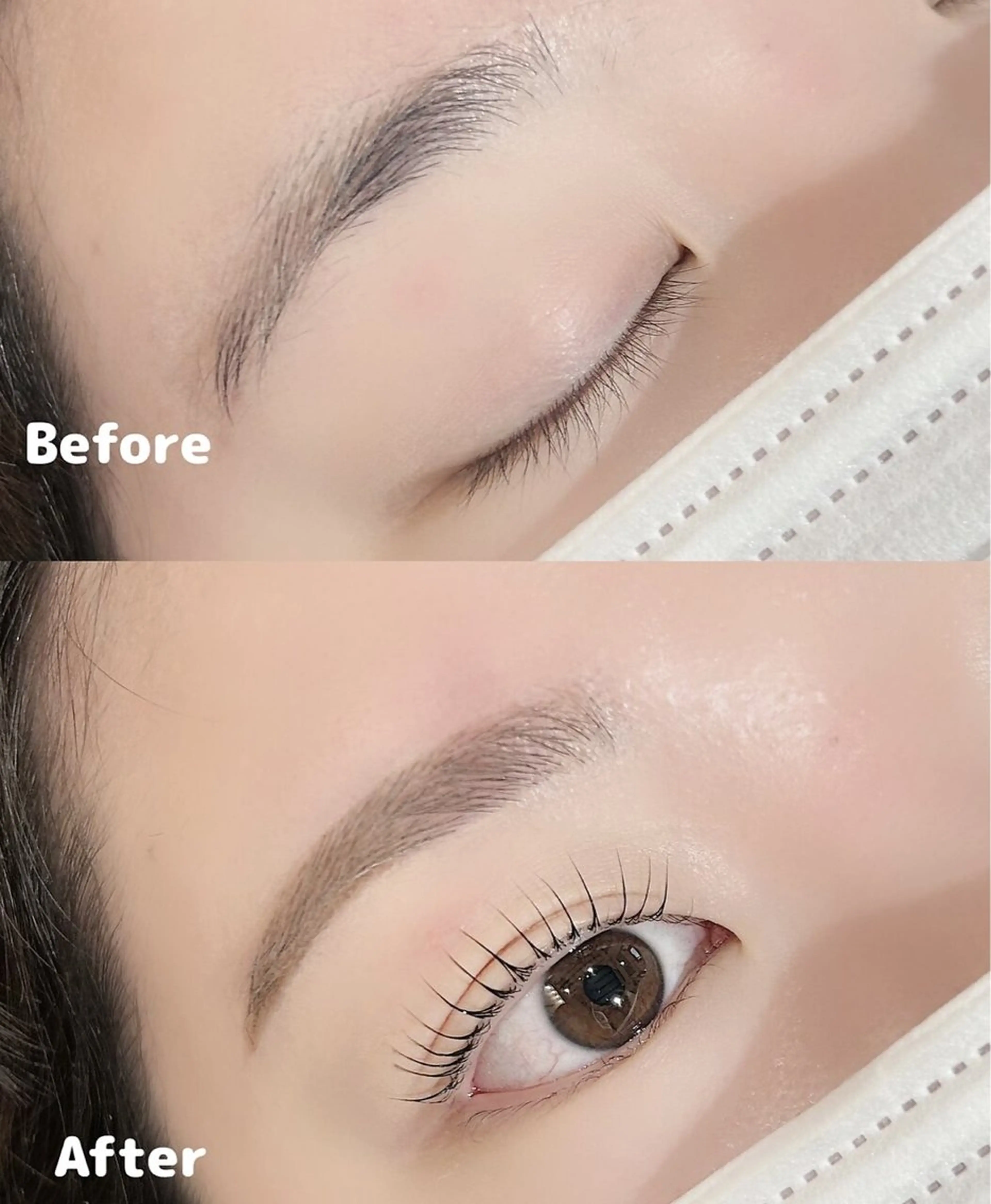 《セットメニュー》まつ毛パーマ＋アイブロウwaxの写真