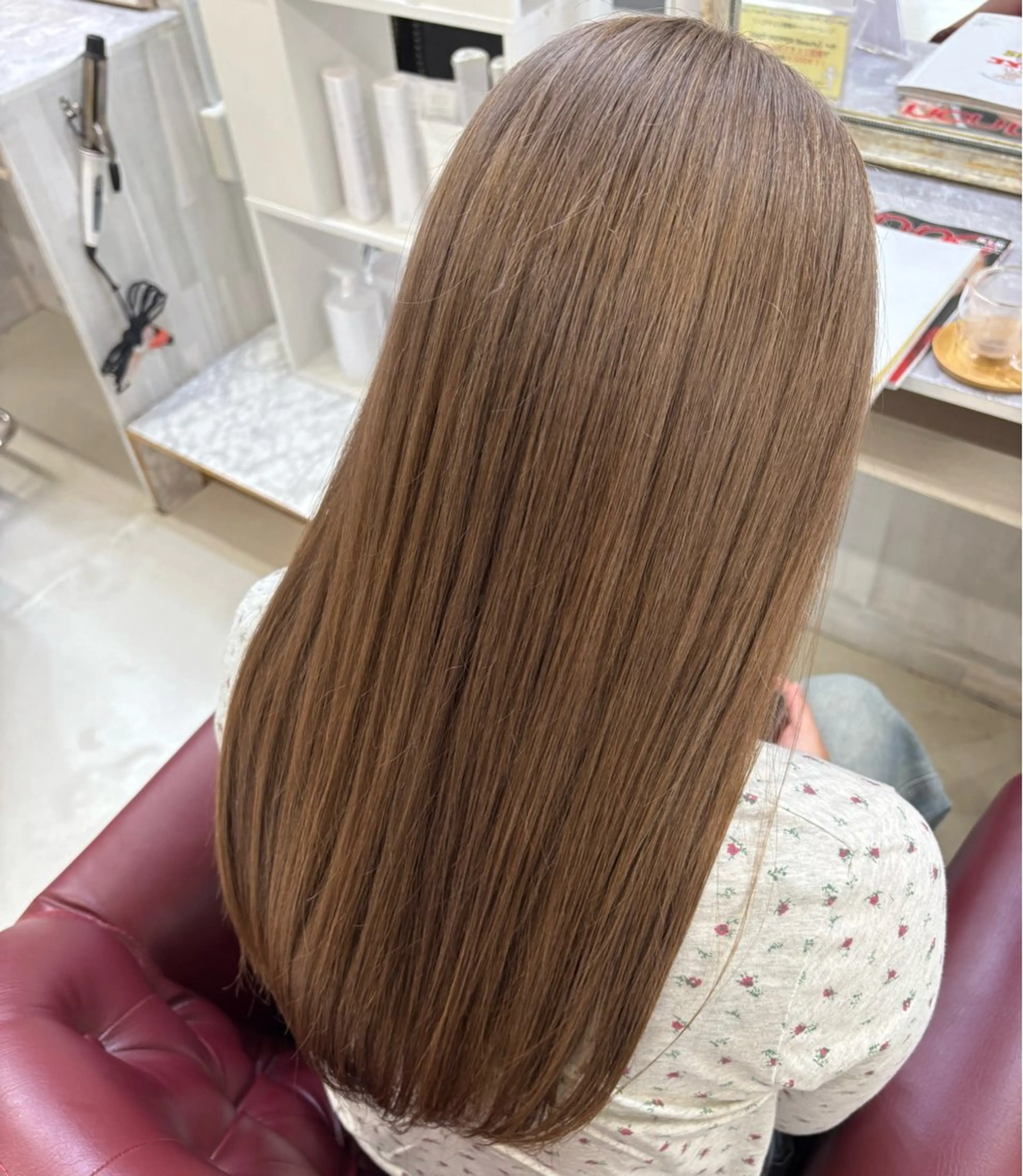 カラー ベージュカラー ミルクティーベージュ ヘアカラー トリートメント CROSS⭐️ さいとうのヘアスタイル