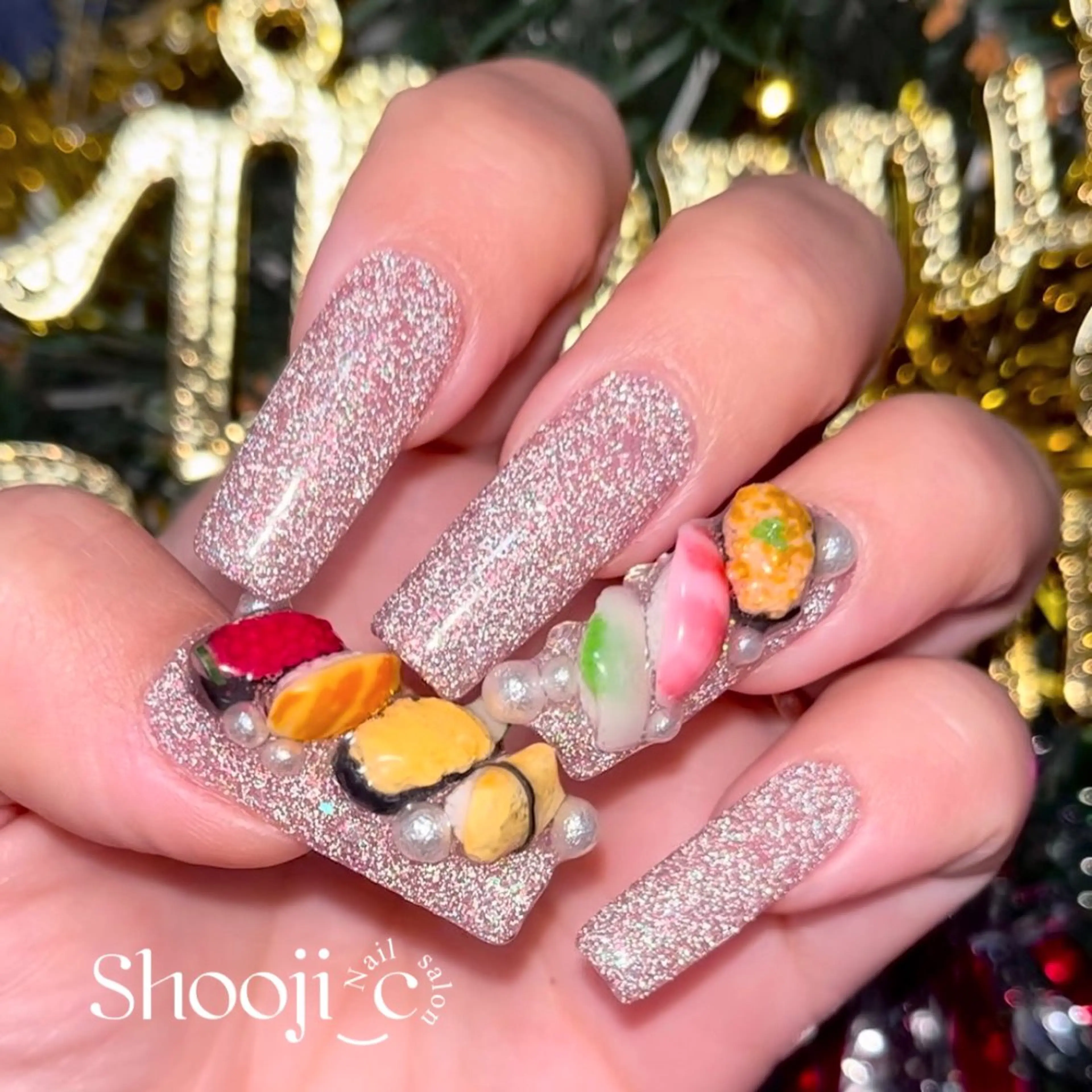 ネイル 長さ出し おそろいネイル Shooji_c Nail salon所属・Shooji_c Nail salonのネイルデザイン