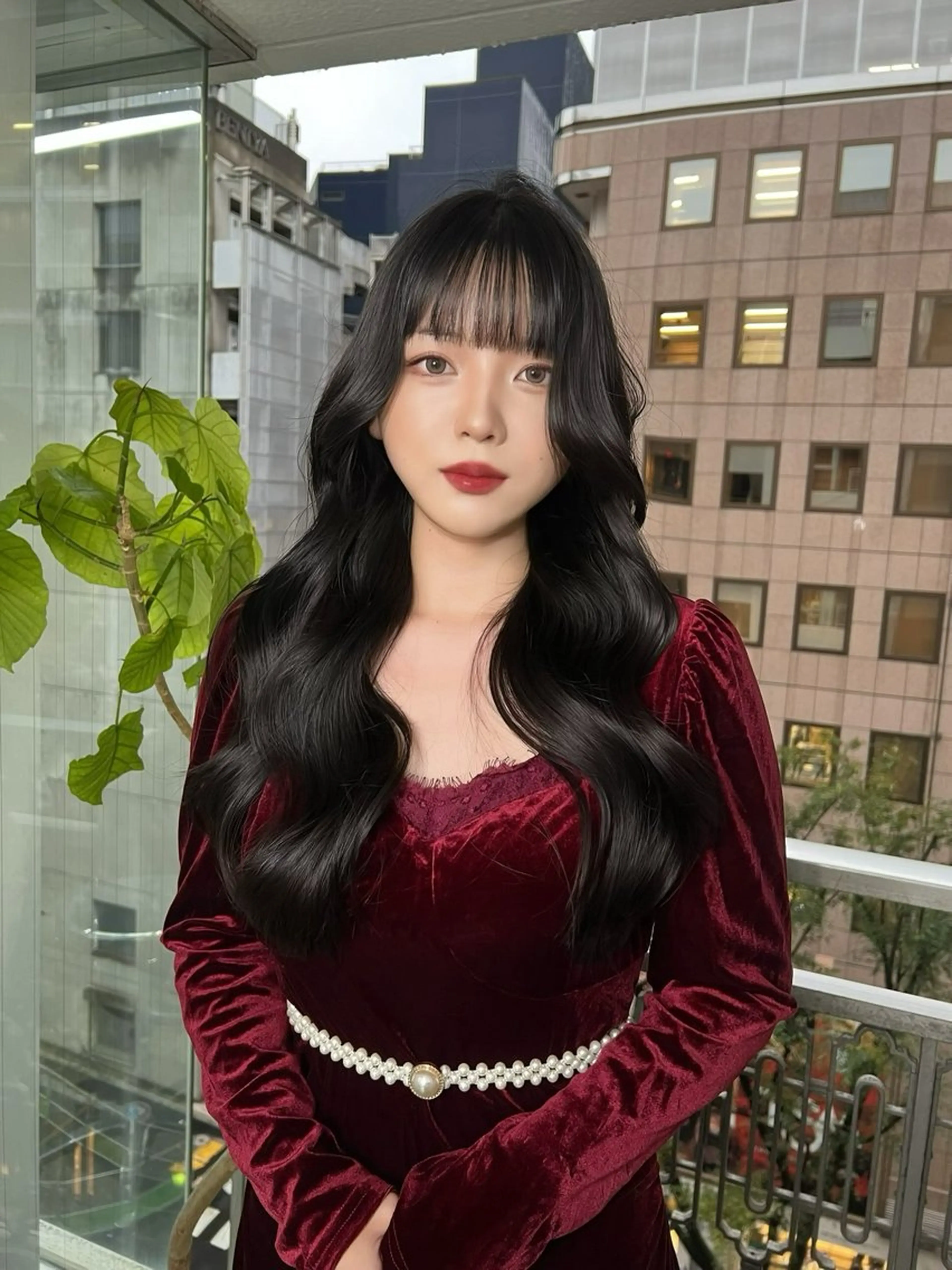 ロング カラー カット ヘアカラー トリートメント etora 渋谷所属・ワンホンヘア🇨🇳 髪質改善/itaruのヘアスタイル