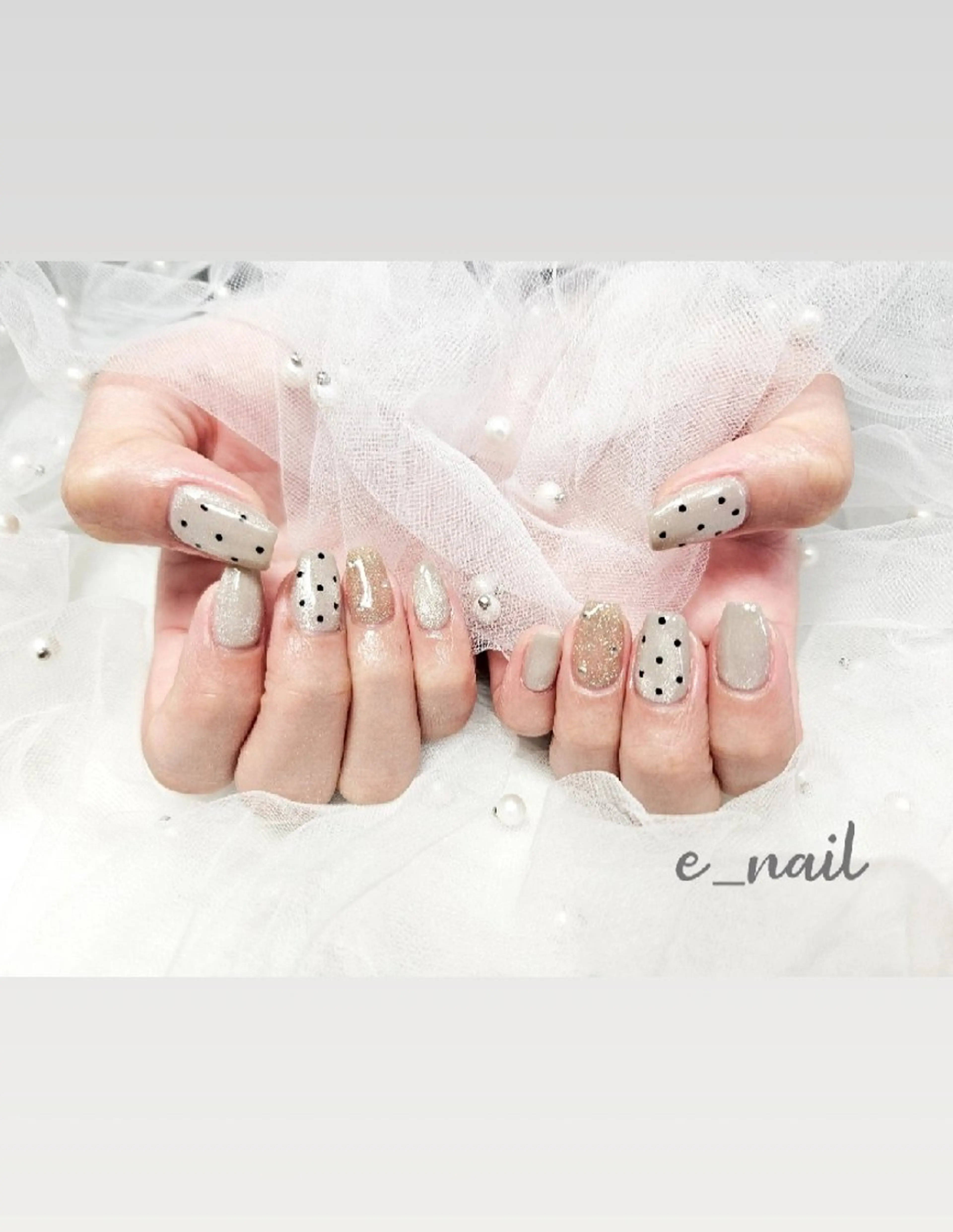 ネイル e_nail🍀自宅 サロン八潮eri☆　のネイルデザイン