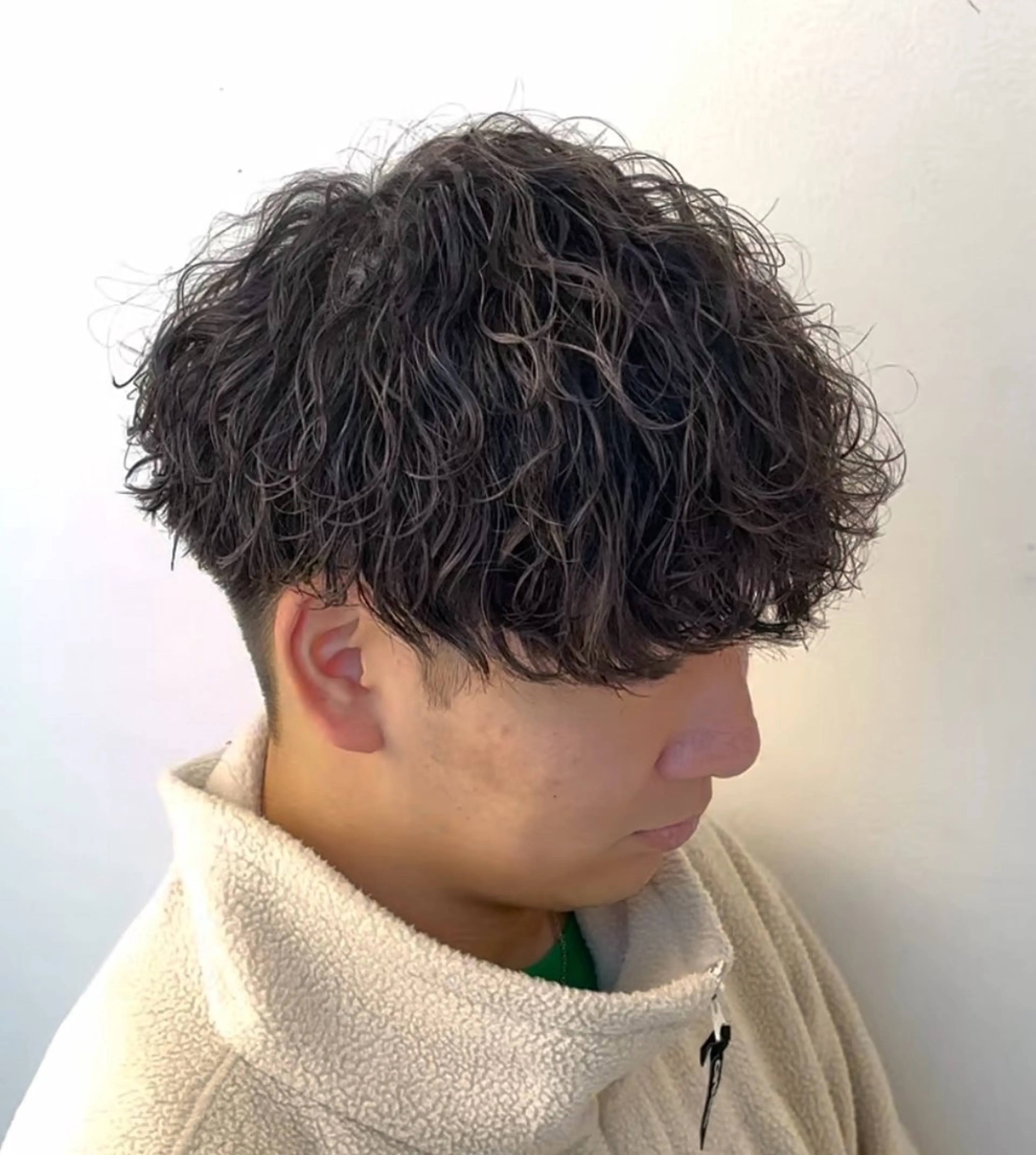 ショート パーマ メンズ カット パーマ 🦋女子ウケメンズ パーマYUI🦋のヘアスタイル