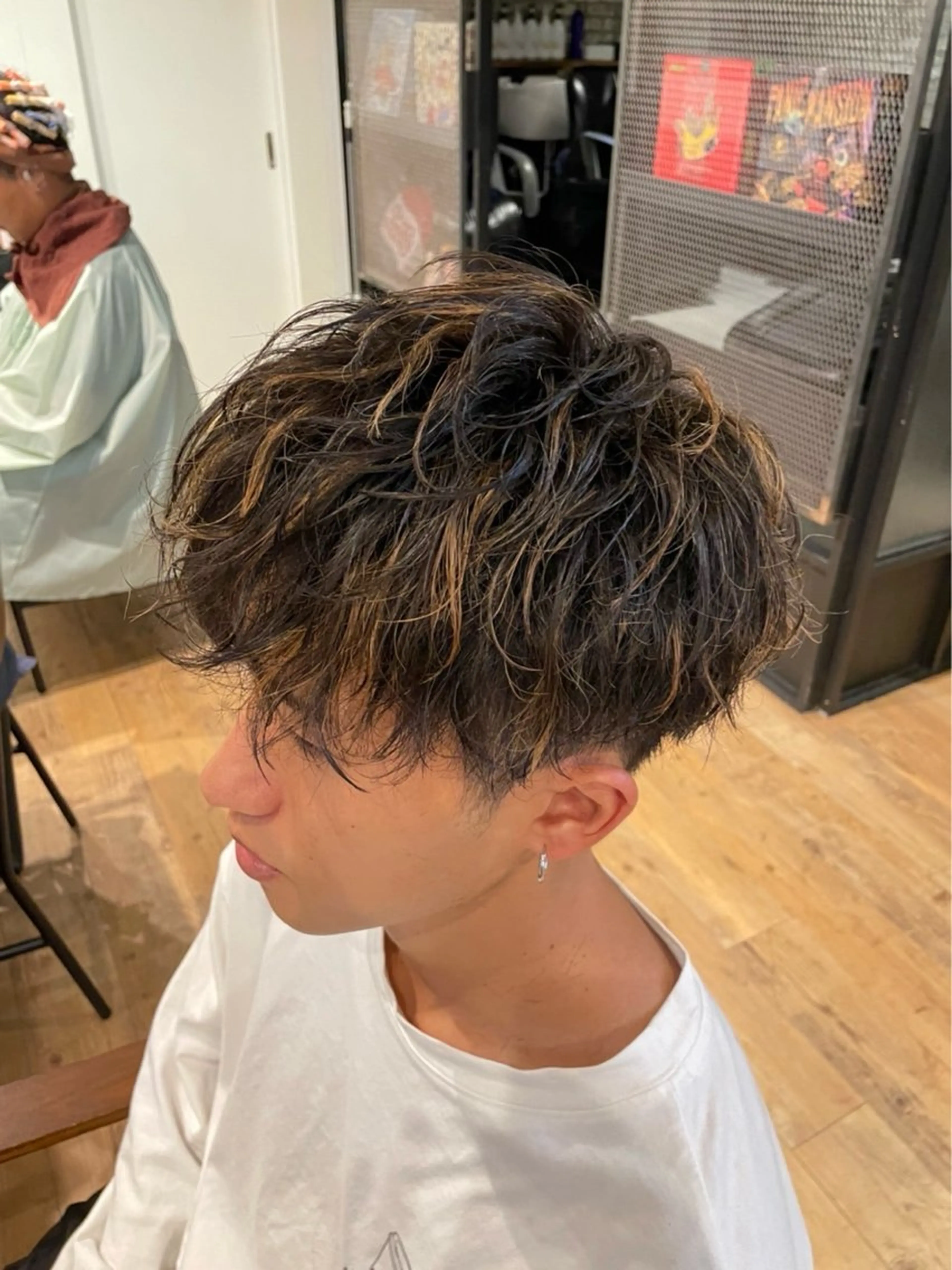 ミディアム メンズ メンズ特化美容師 中戸 滉のヘアスタイル