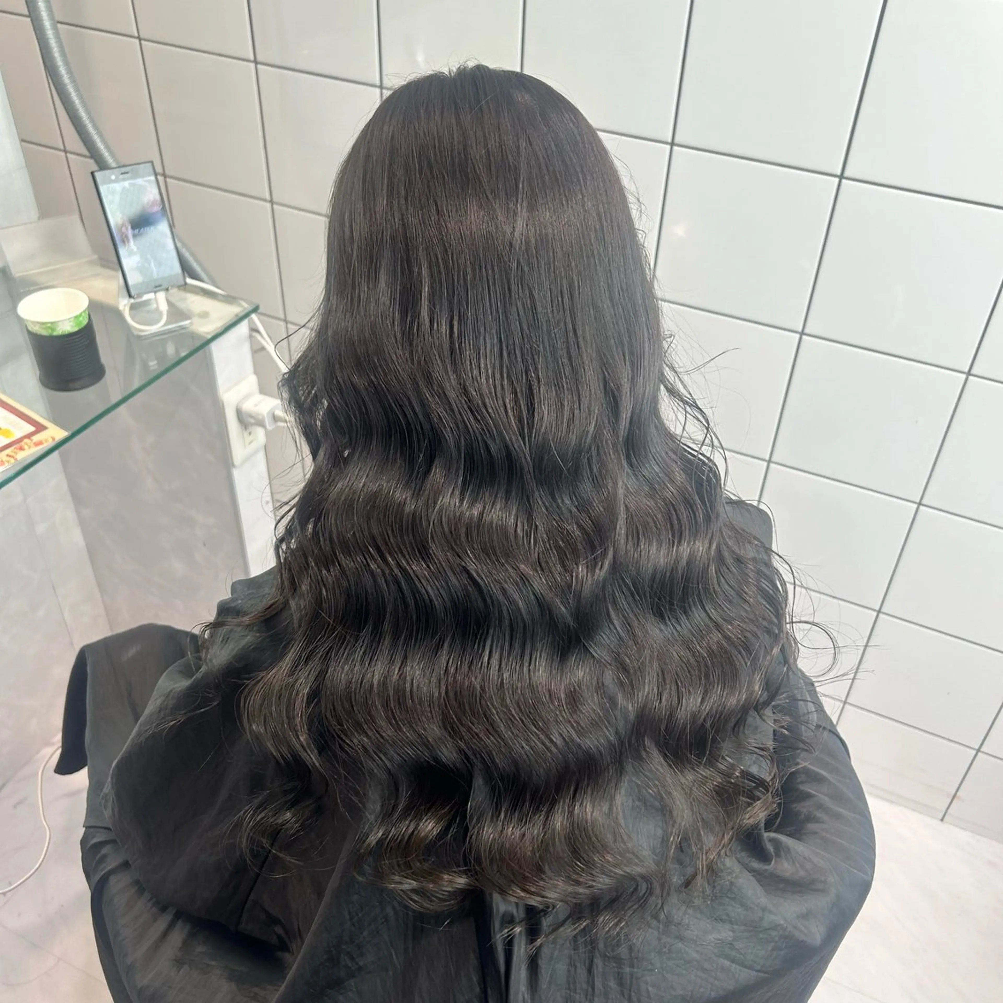 ロング カラー ヘアカラー トリートメント 表参道/透明感カラー /暗髪/ジュキヤのヘアスタイル