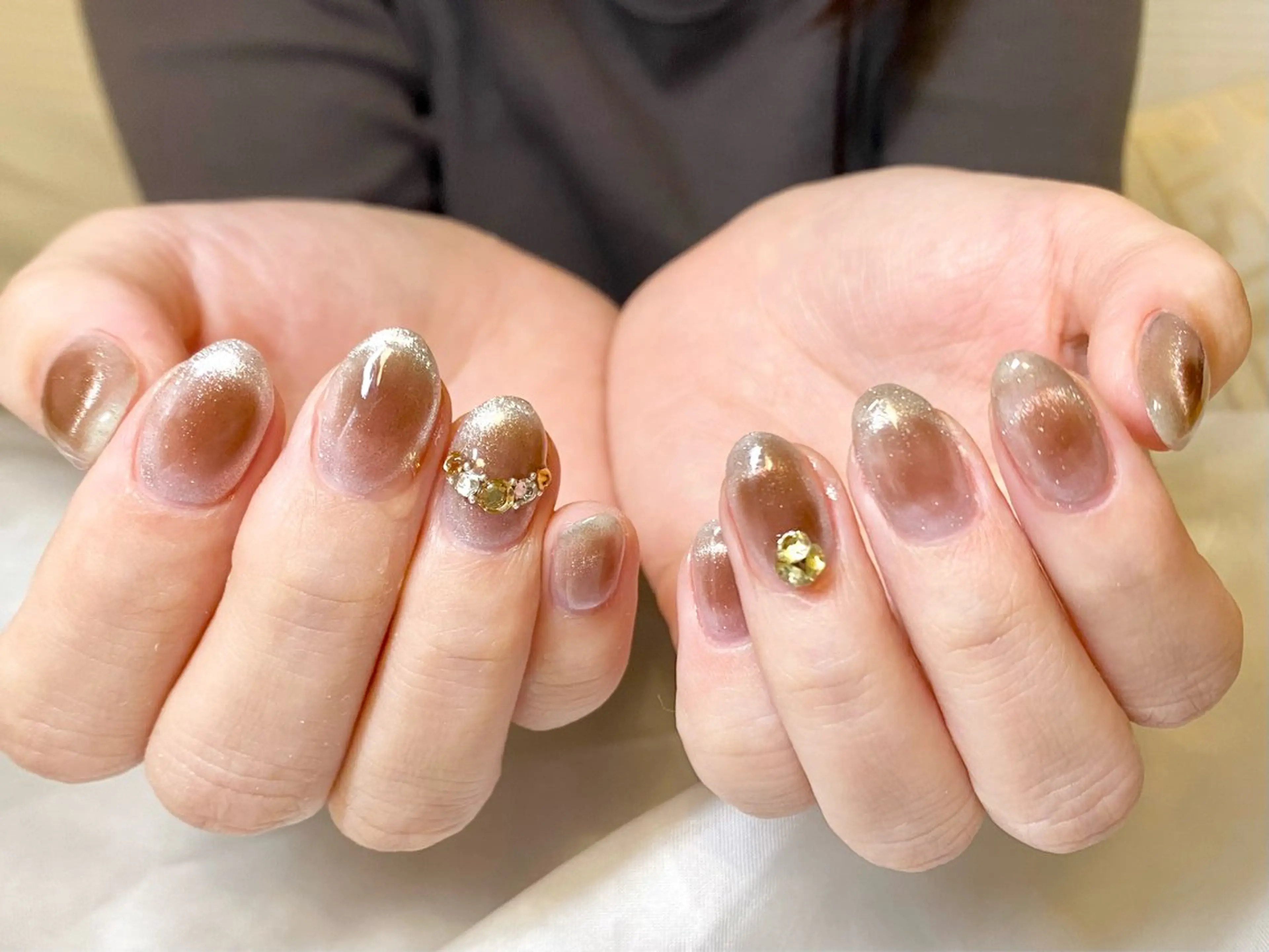 キッズ ネイル フレンチネイル マグネットネイル マグネットフレンチ ハンドネイル おうちネイルサロン RINAのその他イメージ