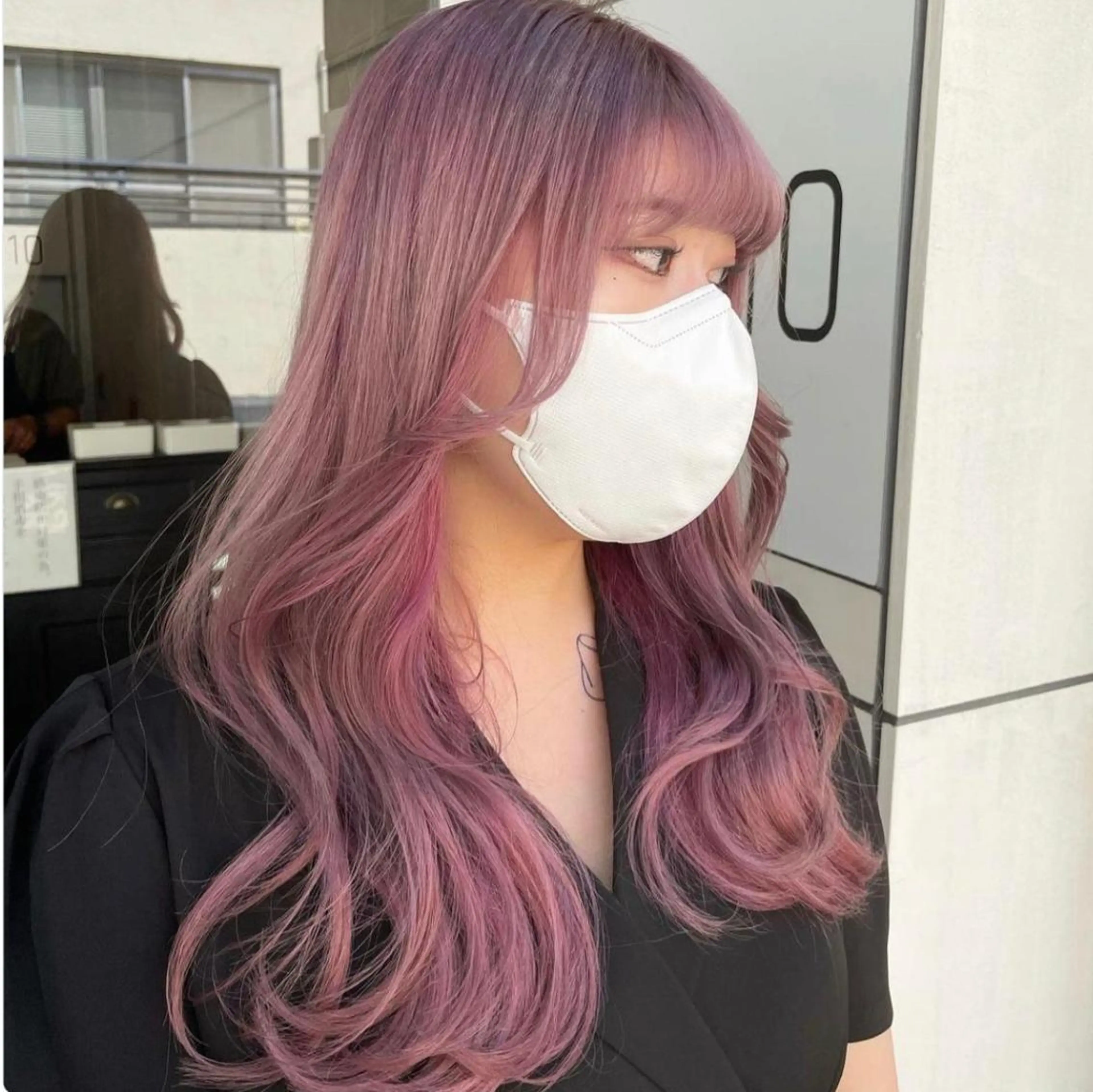 ミディアム カラー ヘアアレンジ ヘアカラー トリートメント 🌹TikTok４万 ﾌｫﾛﾜｰ🌹AKIのヘアスタイル