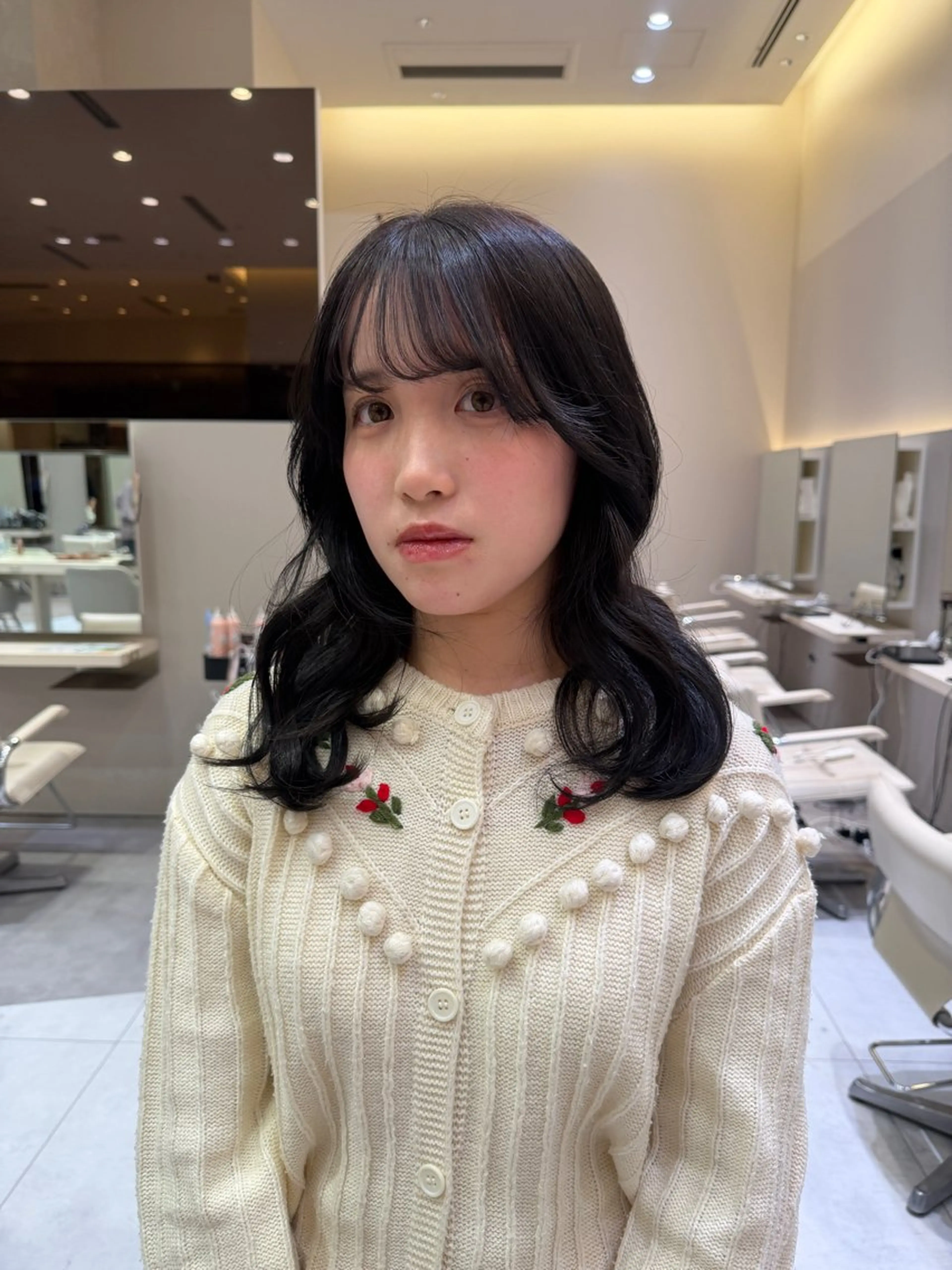 ミディアム カラー ヘアアレンジ 兵頭 稀星のヘアスタイル