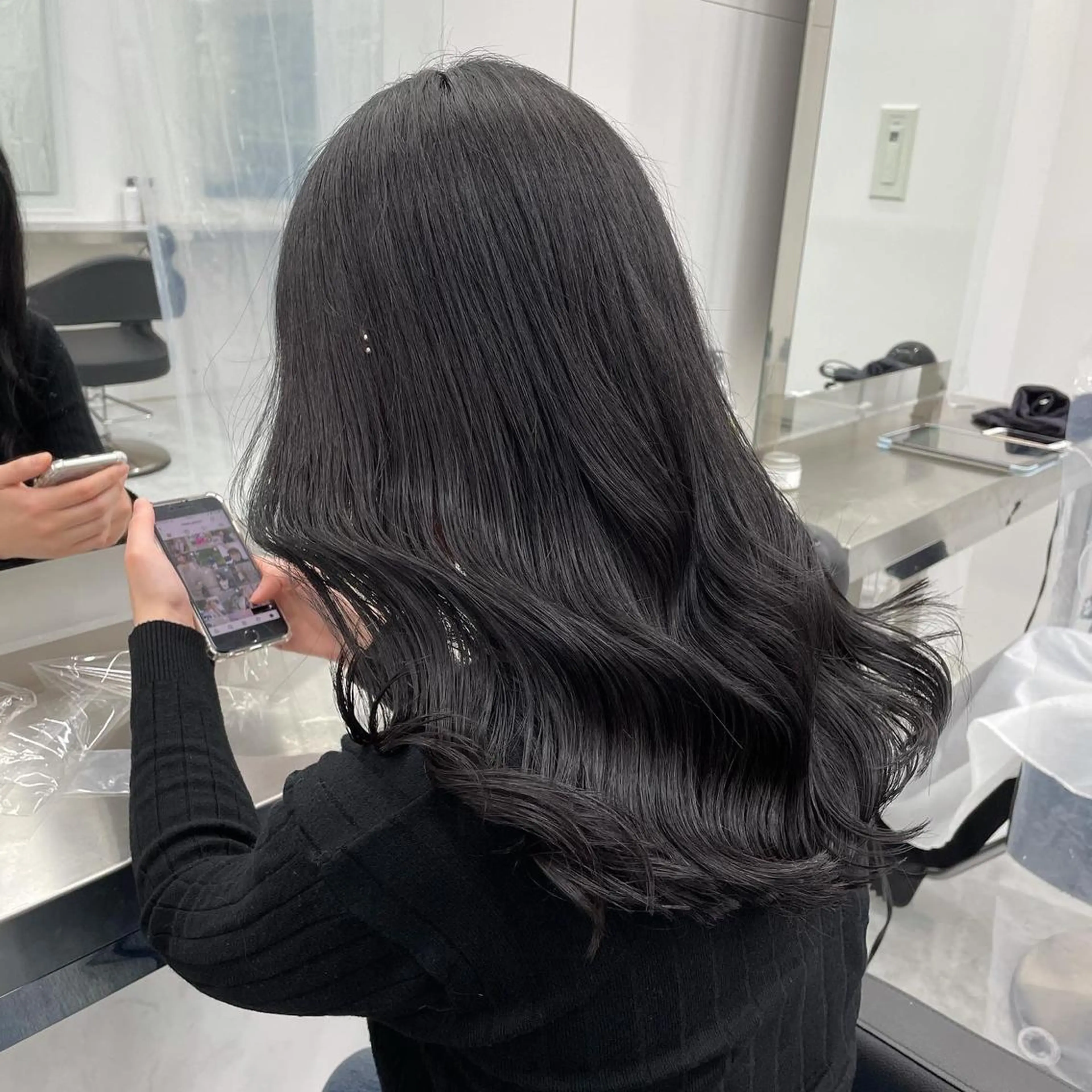 ロング カラー ヘアアレンジ salowin新宿East3階所属・艶美髪/髪質改善 /縮毛矯正/木元渓太のヘアスタイル