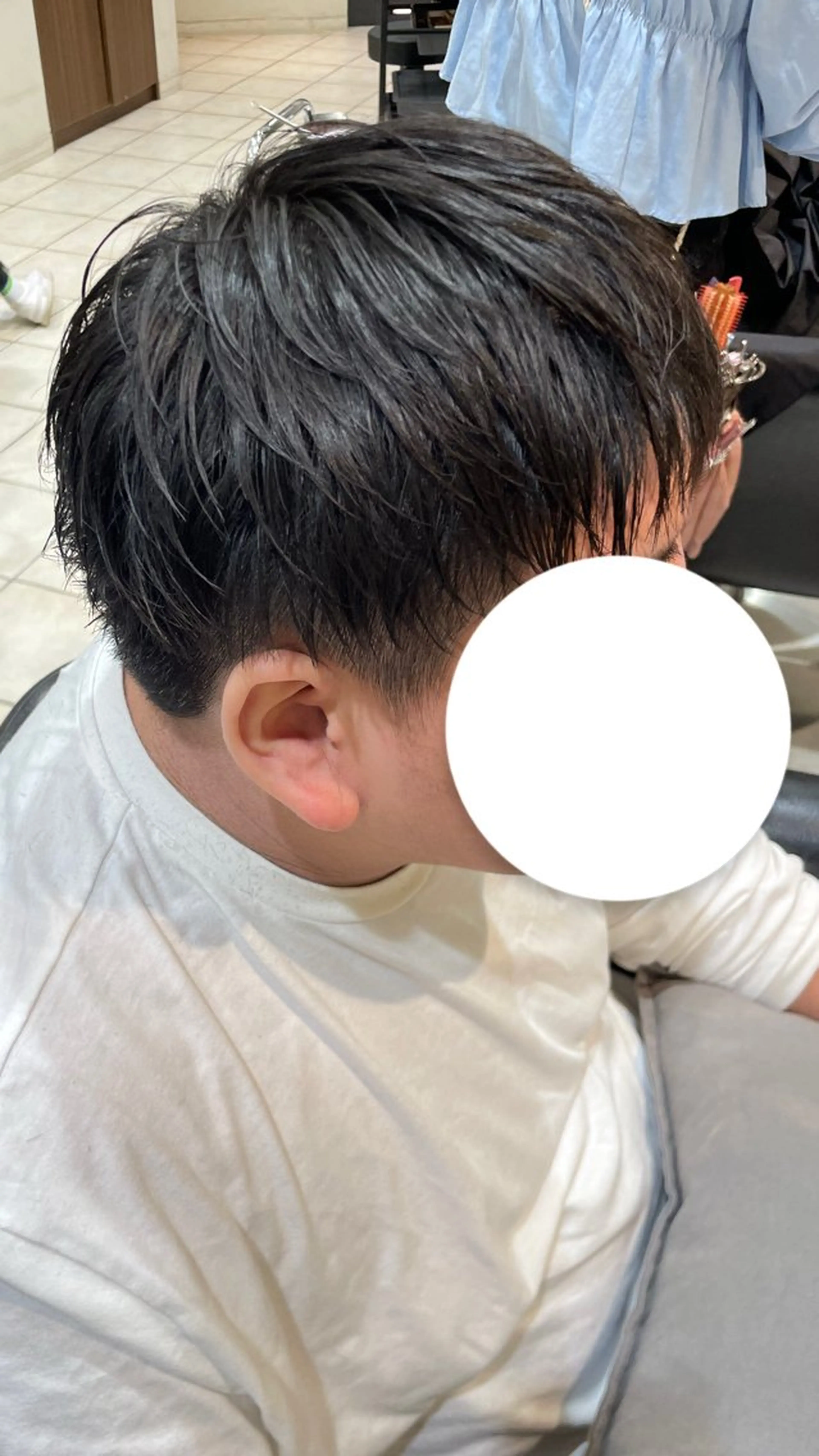 メンズ 🩵RIKO🩵 透明感カラー🫧のヘアスタイル