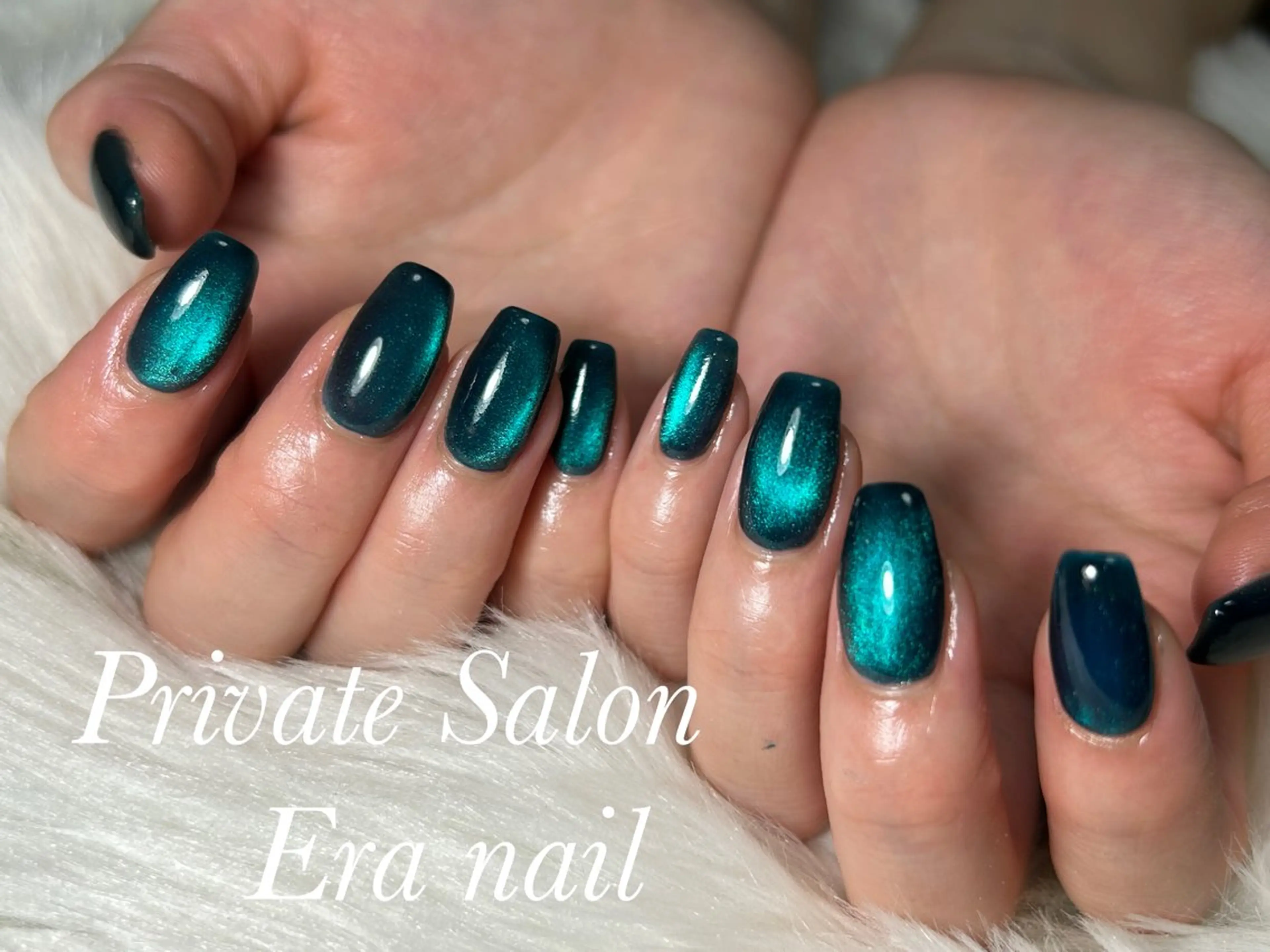 ネイル マグネットネイル ハンドネイル Era nailのネイルデザイン