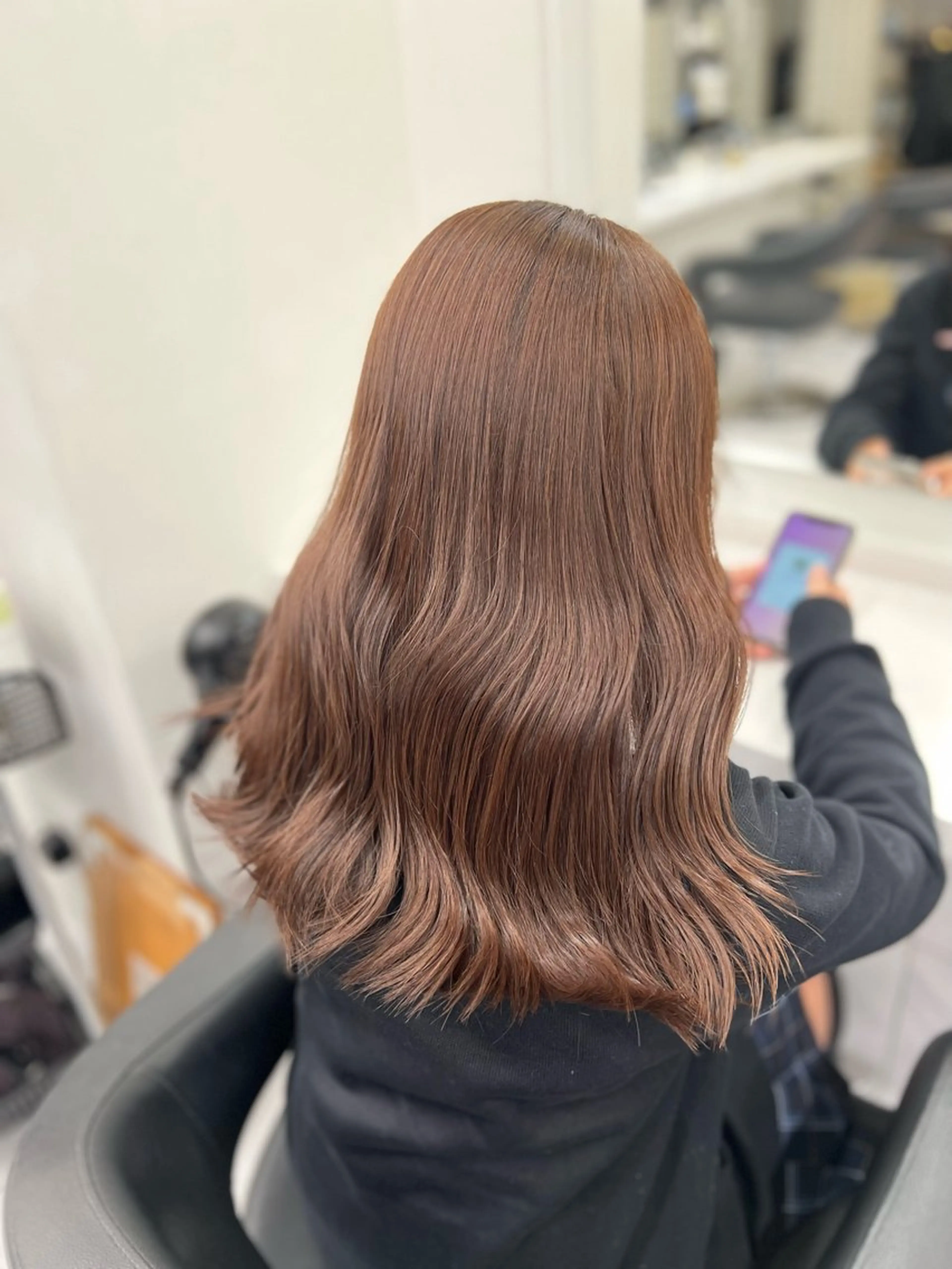 ロング カラー ヘアアレンジ ショート/パーマ🎀 艶カラー🎀こころのヘアスタイル