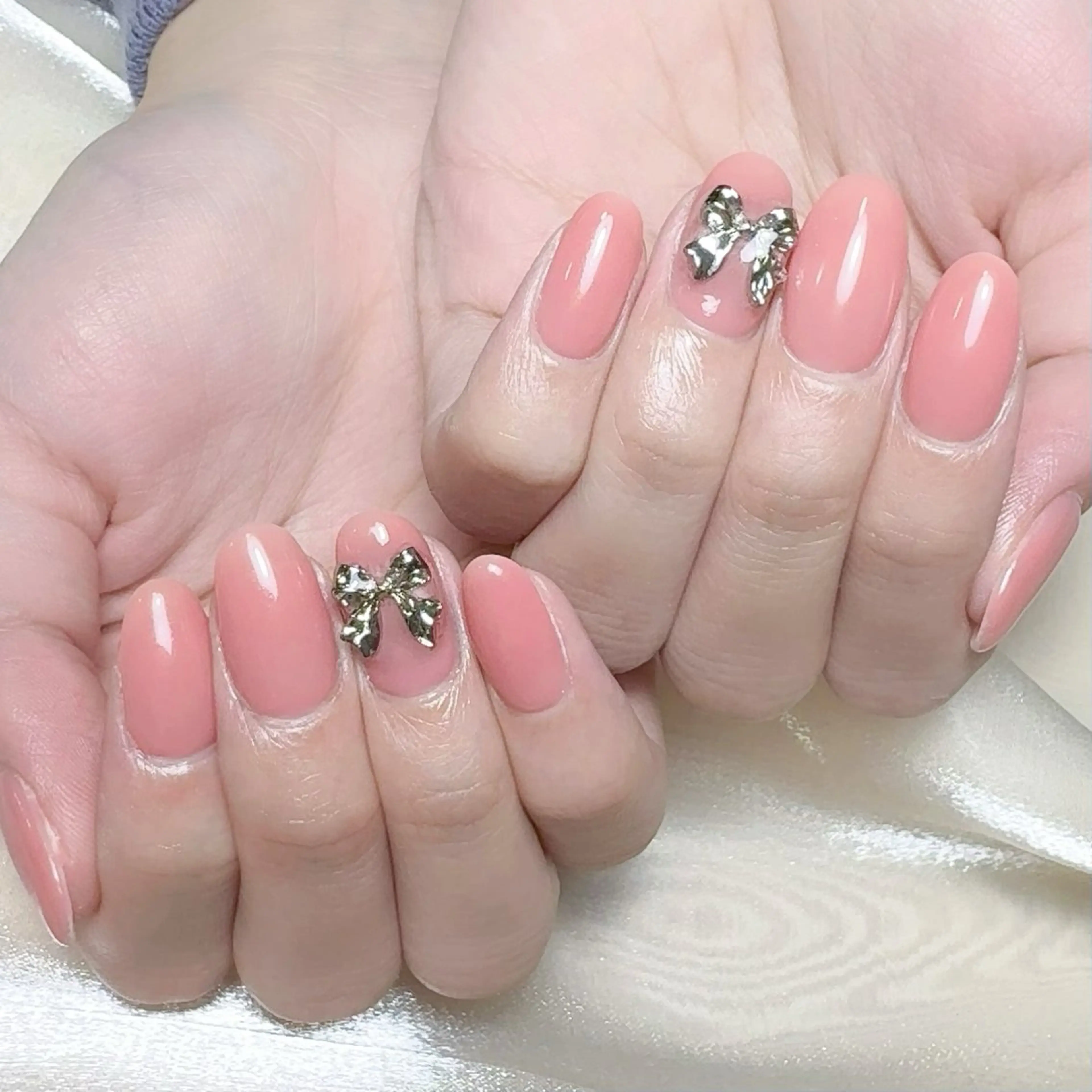 メンズ ネイル メンズ韓国風 アートネイル オーロラネイル ガーリー キラキラネイル Nail salon 木にいるのネイルデザイン