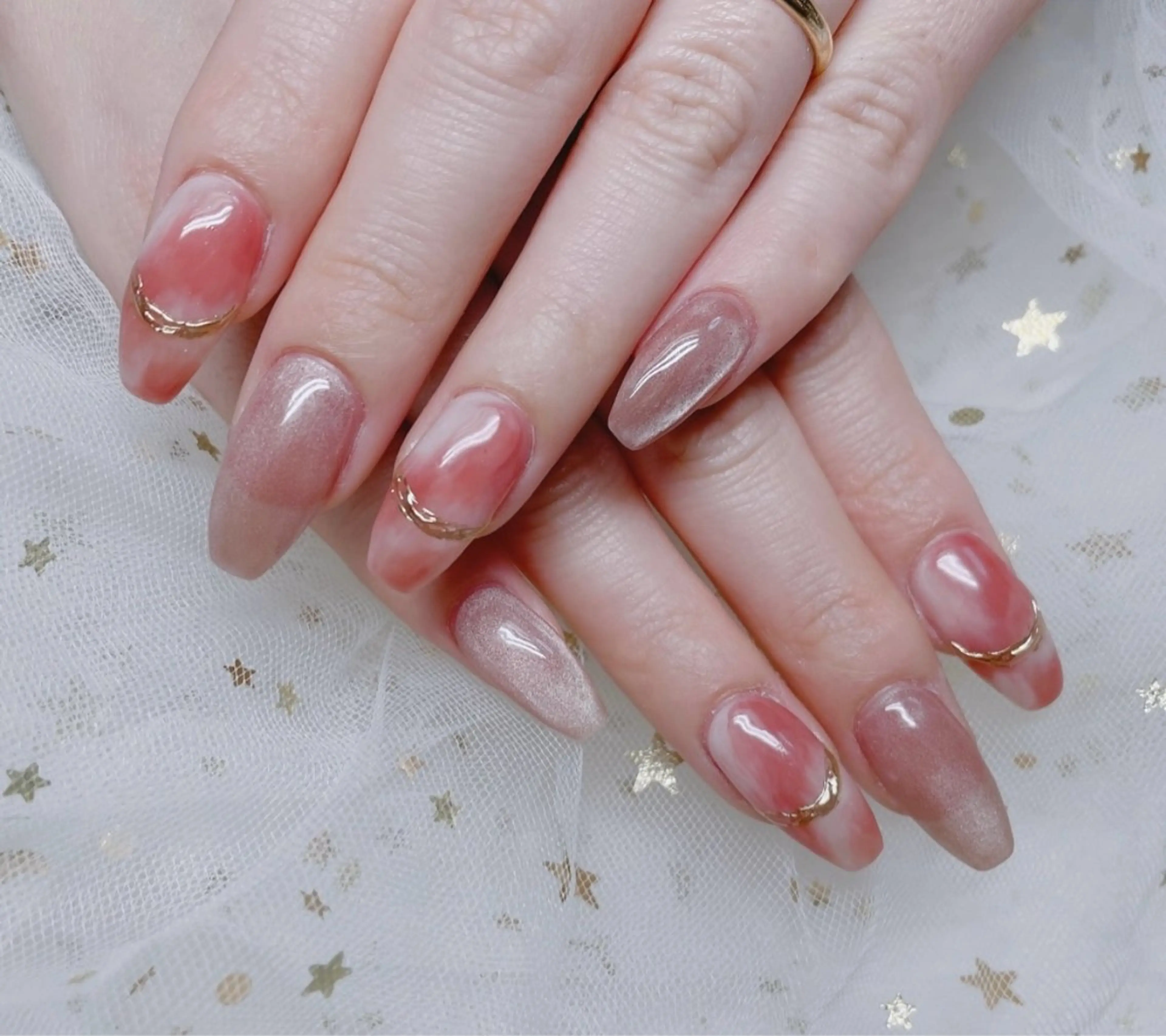 ネイル シンプルネイル ハンドネイル Azel nail 伊野麗のネイルデザイン