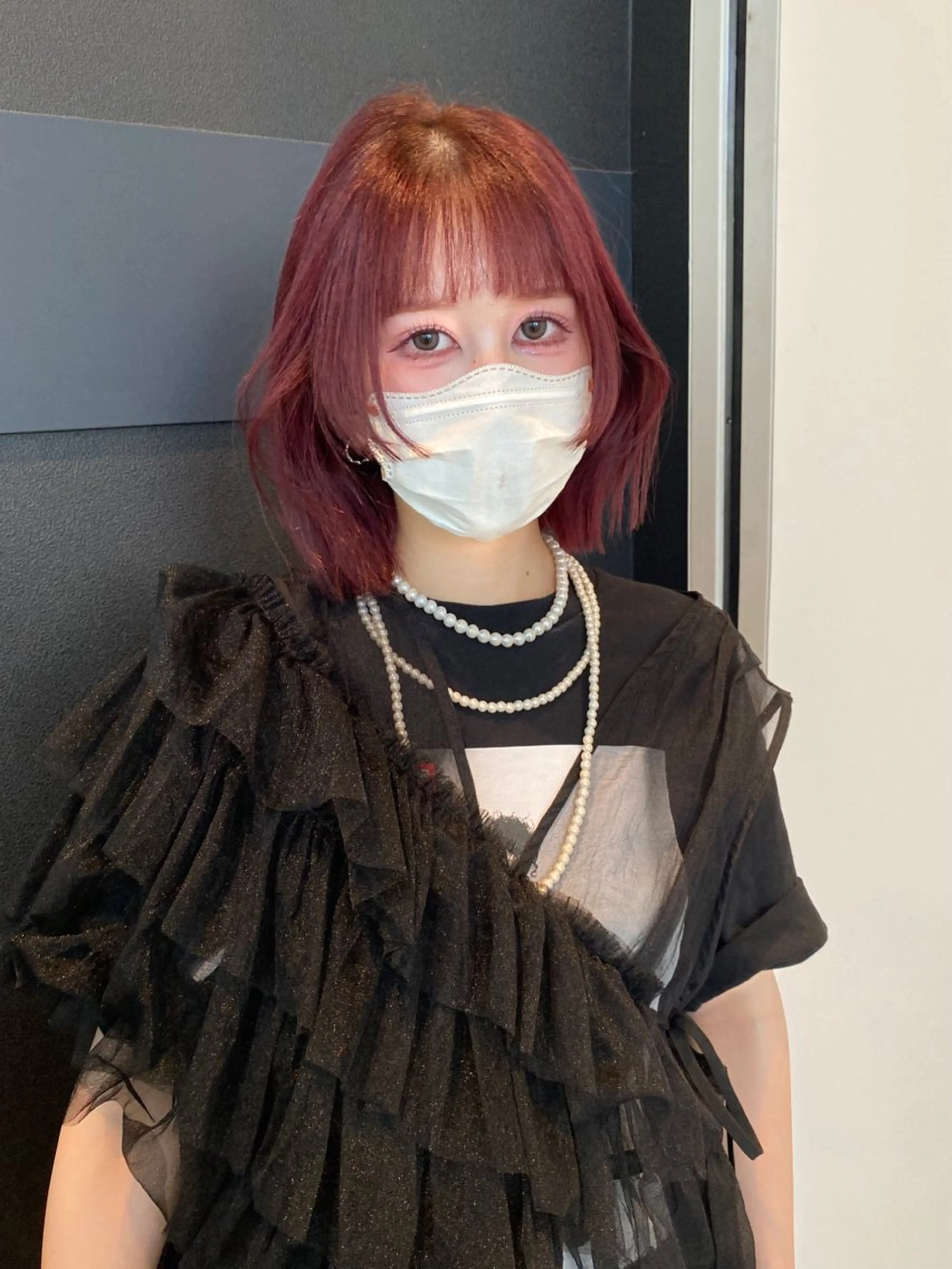 ショート カラー ボブ カット ヘアカラー トリートメント mai / linoah˚✧のヘアスタイル