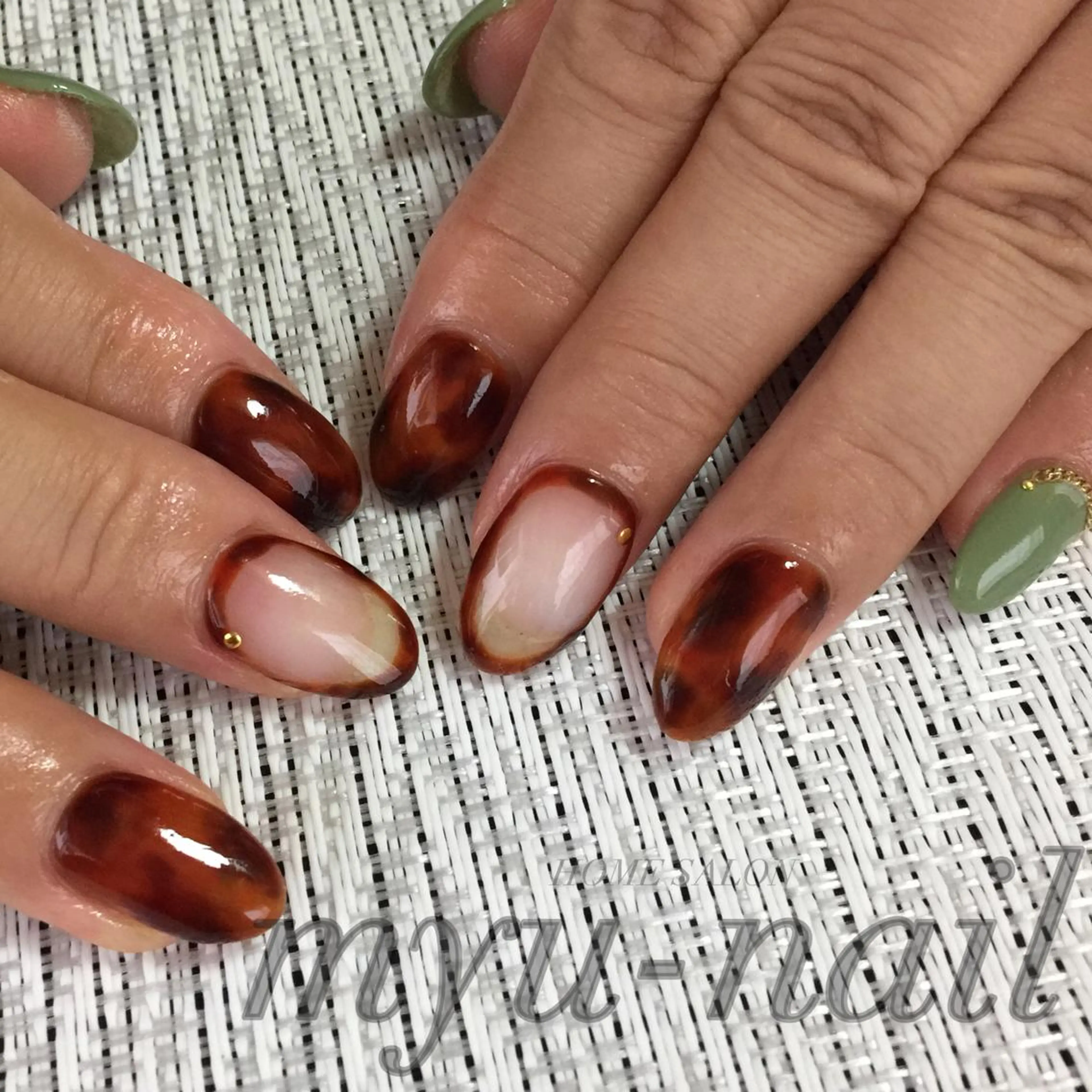 ネイル ハンドネイル ホームサロン myu-nailのネイルデザイン