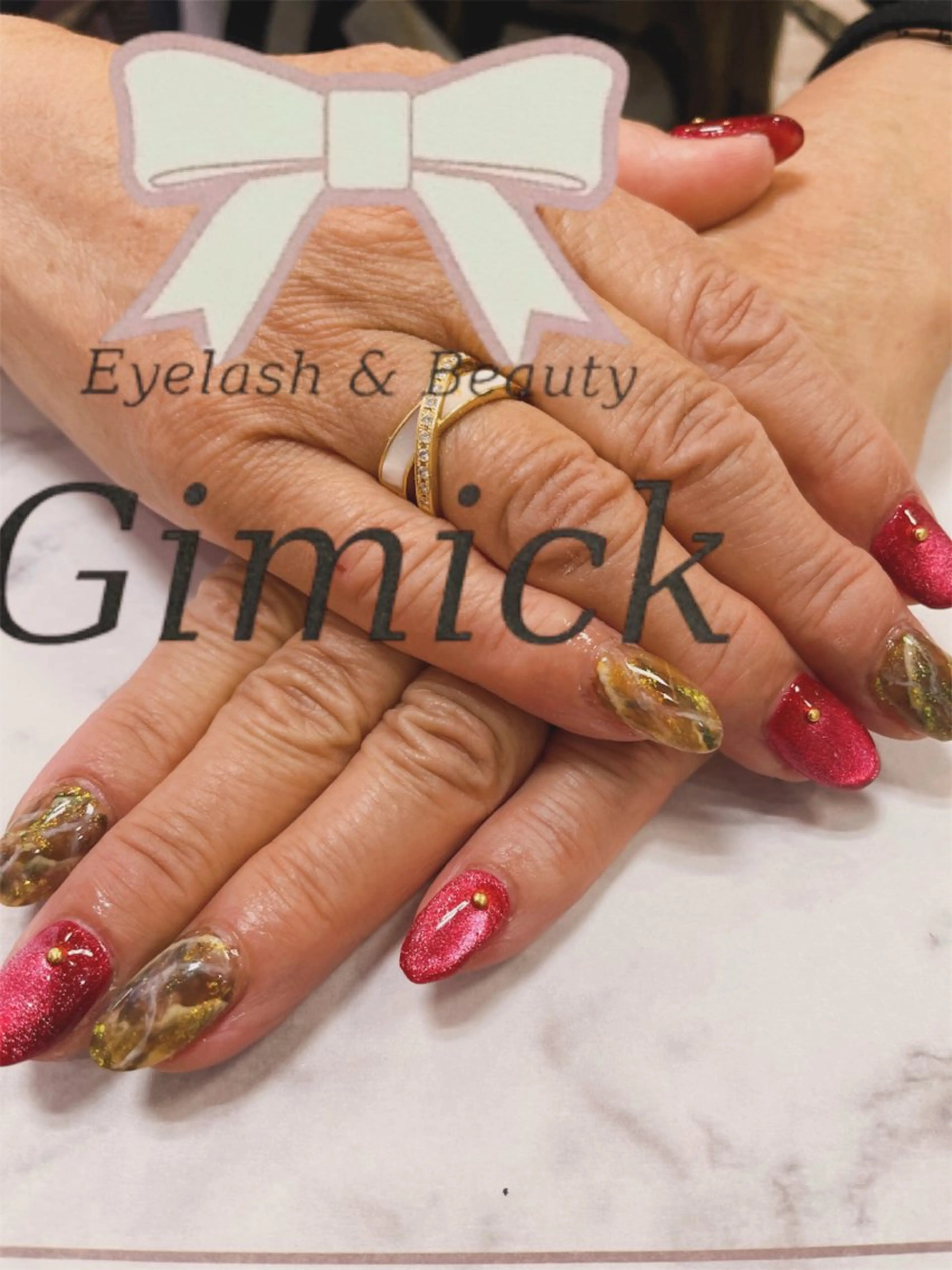 ネイル Gimick所属・Gimick 🎀のネイルデザイン