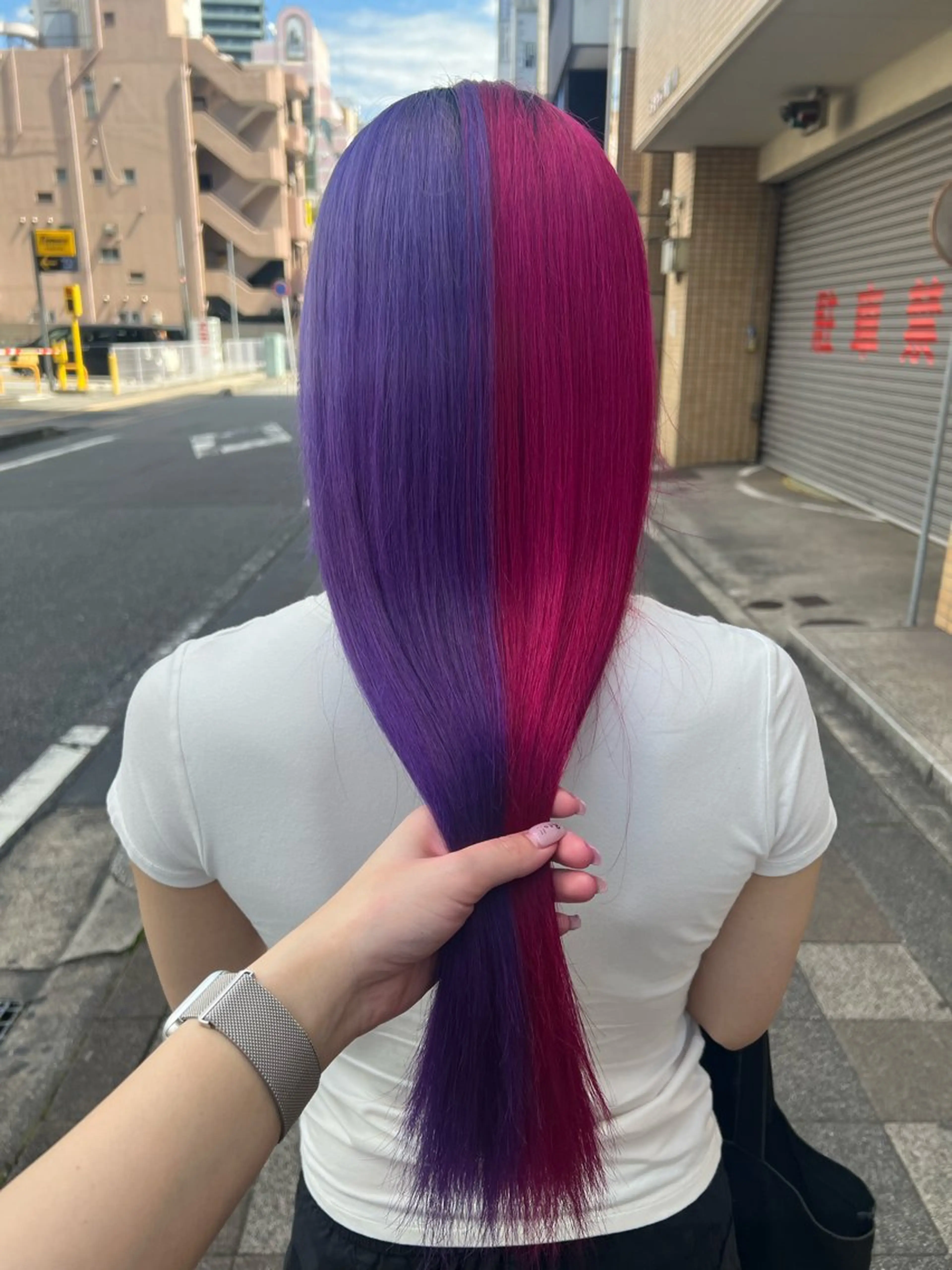 ロング カラー yuuna. 🪽のヘアスタイル