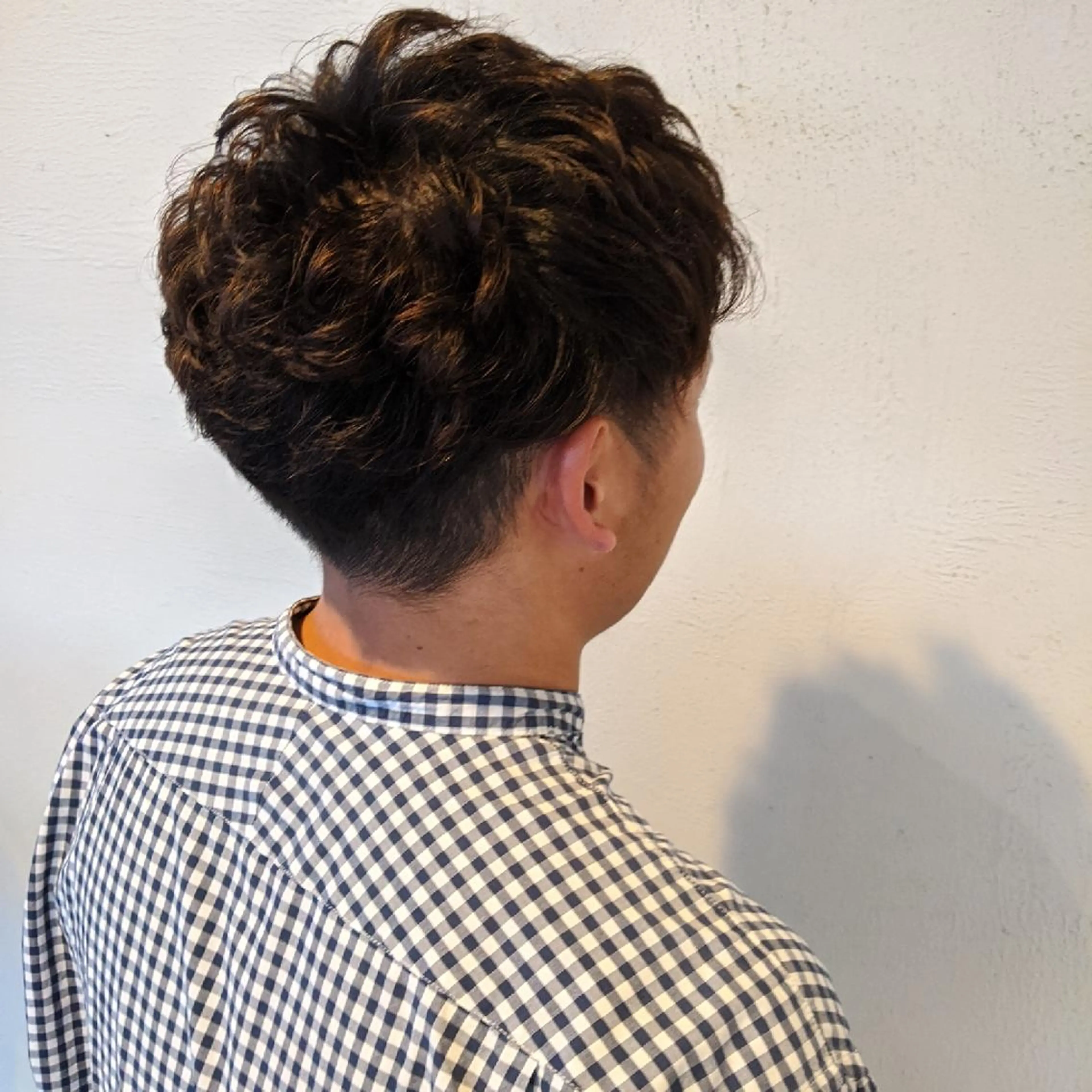 メンズ 浜田りほ Luxbe 博多バスターミナルのヘアスタイル