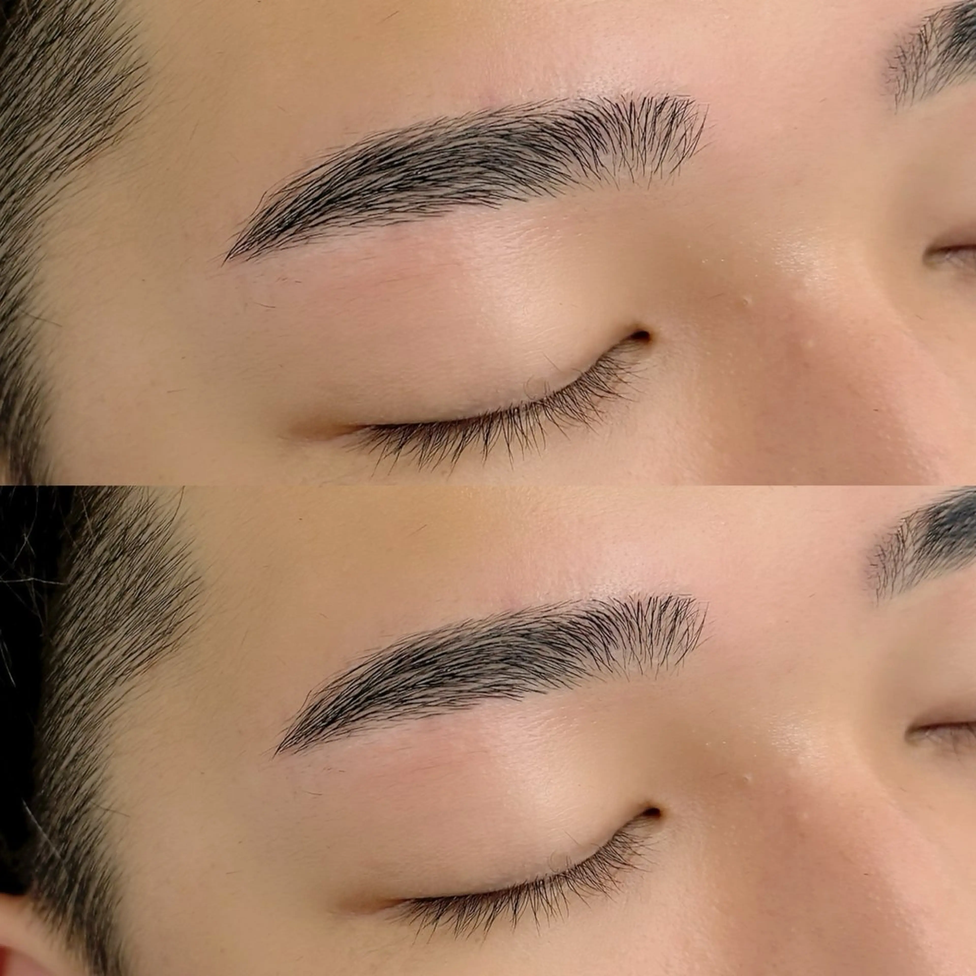 メンズも垢抜け眉に♪似合わせアイブロウWAX脱毛👀の写真